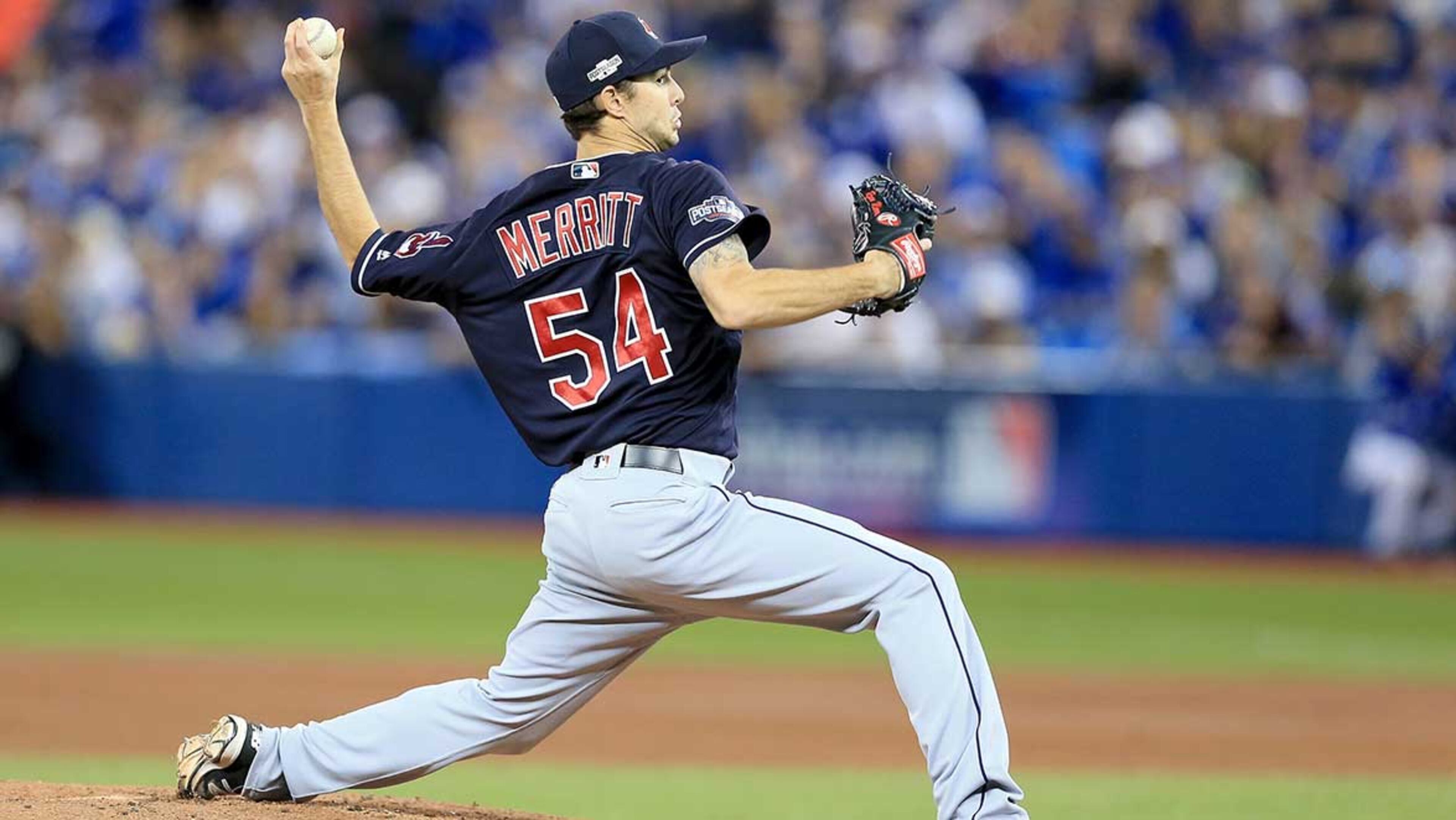 Cleveland starter Ryan Merritt delivers a pitch in the first inning of Wednesday's game.