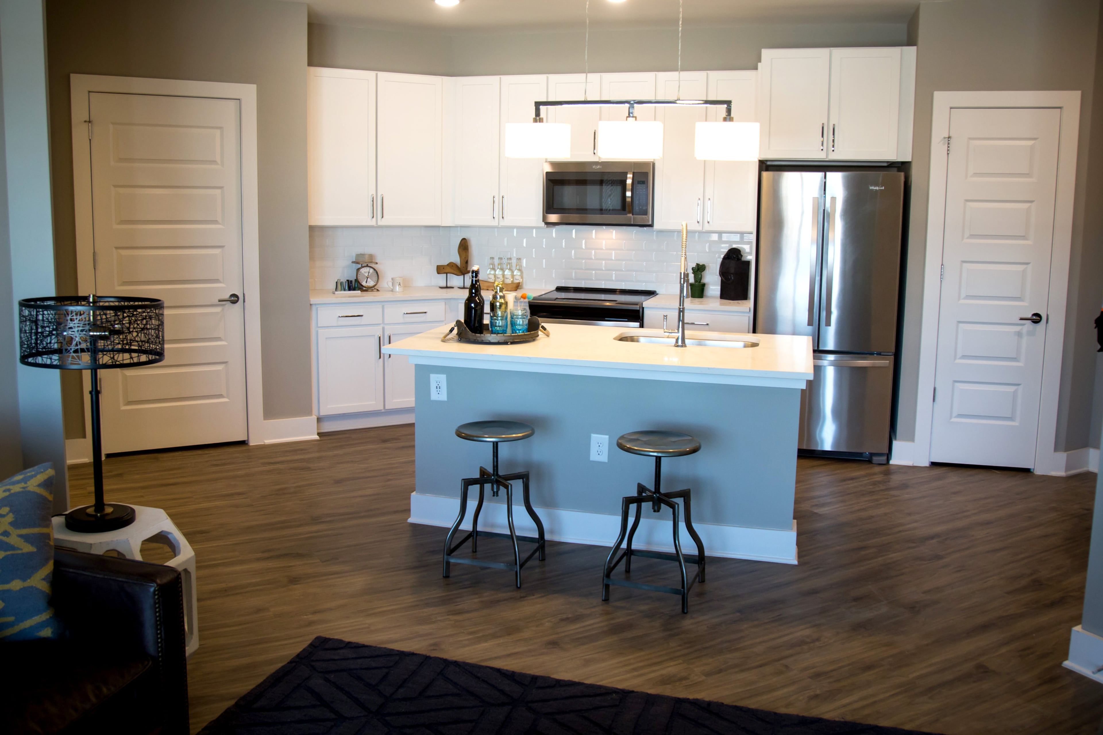 Here's what one of the most premium homes of The Battery Atlanta at the Braves' SunTrust Park looked like during a tour Feb. 23, 2017.