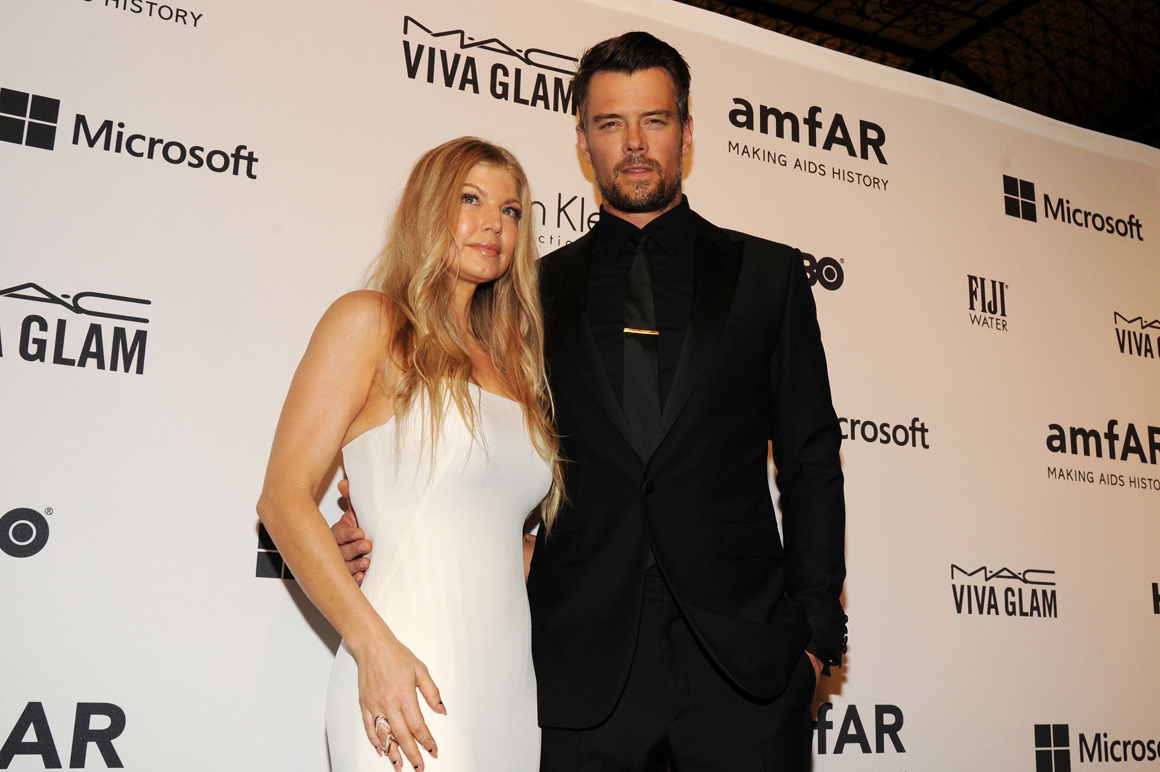 NEW YORK, NY - JUNE 10: Fergie Duhamel and Josh Duhamel attend the amfAR Inspiration Gala New York 2014 at The Plaza Hotel on June 10, 2014 in New York City. (Photo by Bryan Bedder/Getty Images for FIJI)