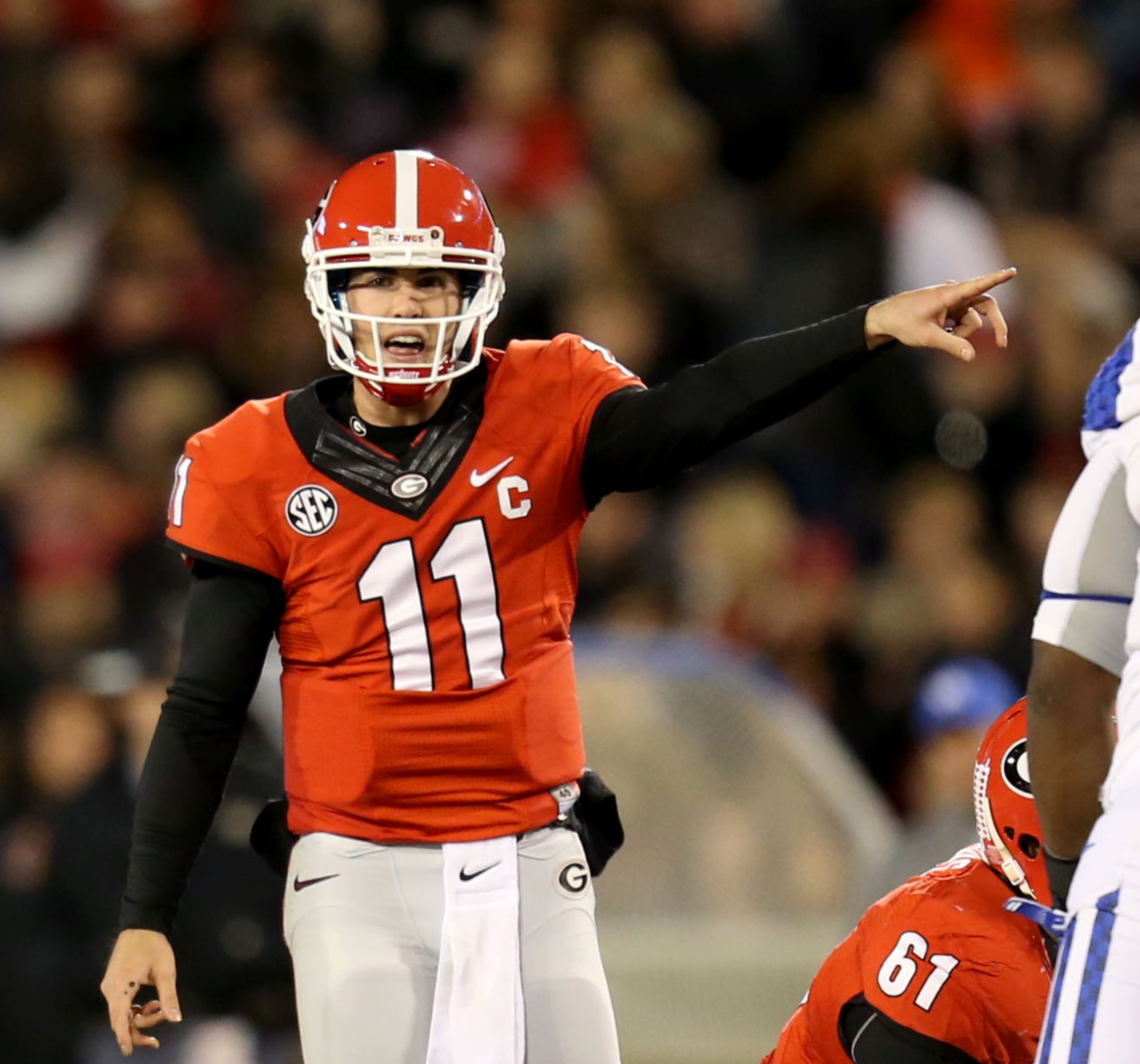 Aaron Murray finished his career as the leading passer in UGA and SEC history with 13,166 yards. (AJC file photo)
