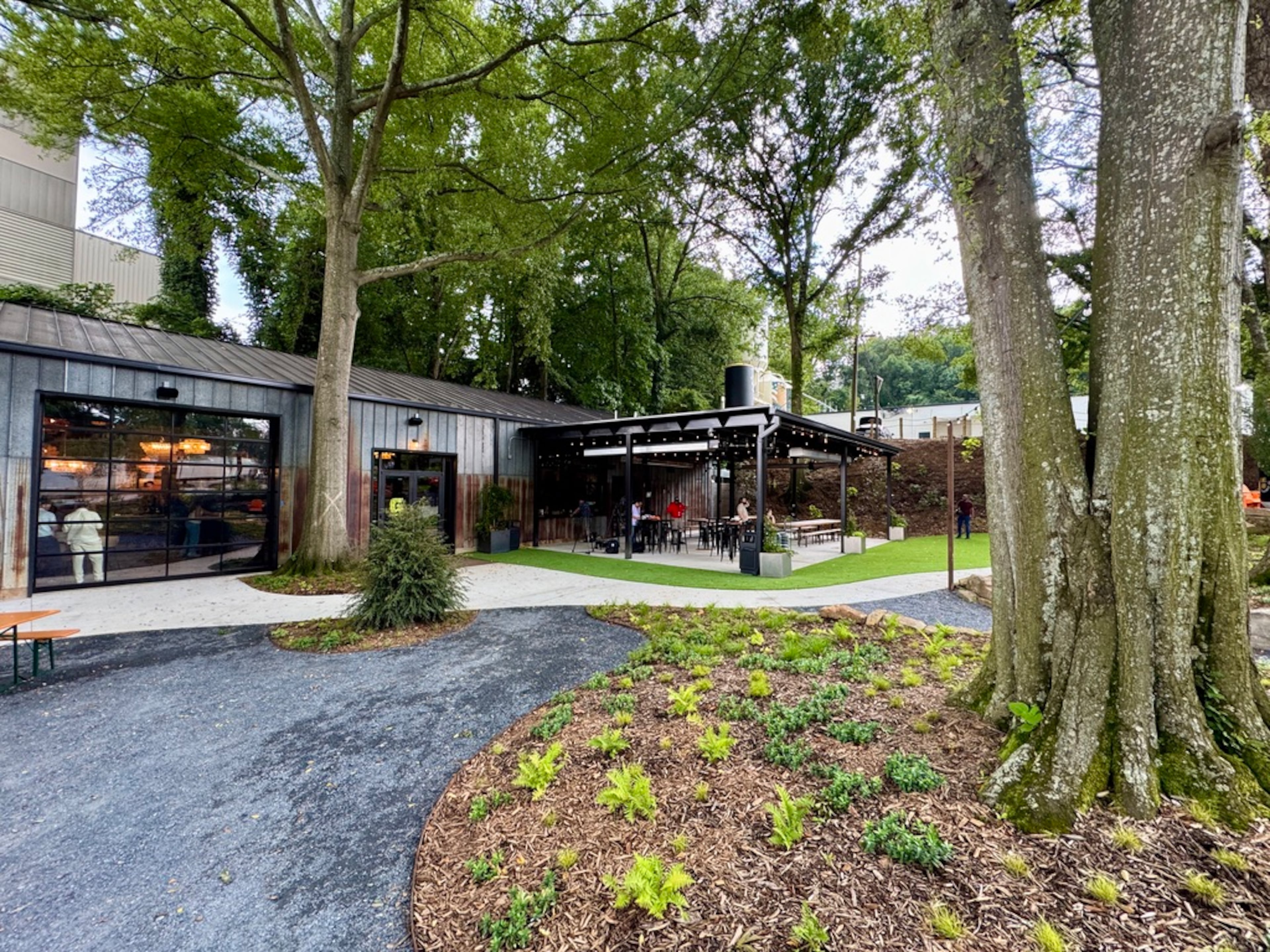 Monday Night Brewing's West Midtown expansion, the Grove, opens to the public on Saturday. The outdoor space fronts the Northwest Beltline Trail. (Courtesy of Wendell Weithers Photography)