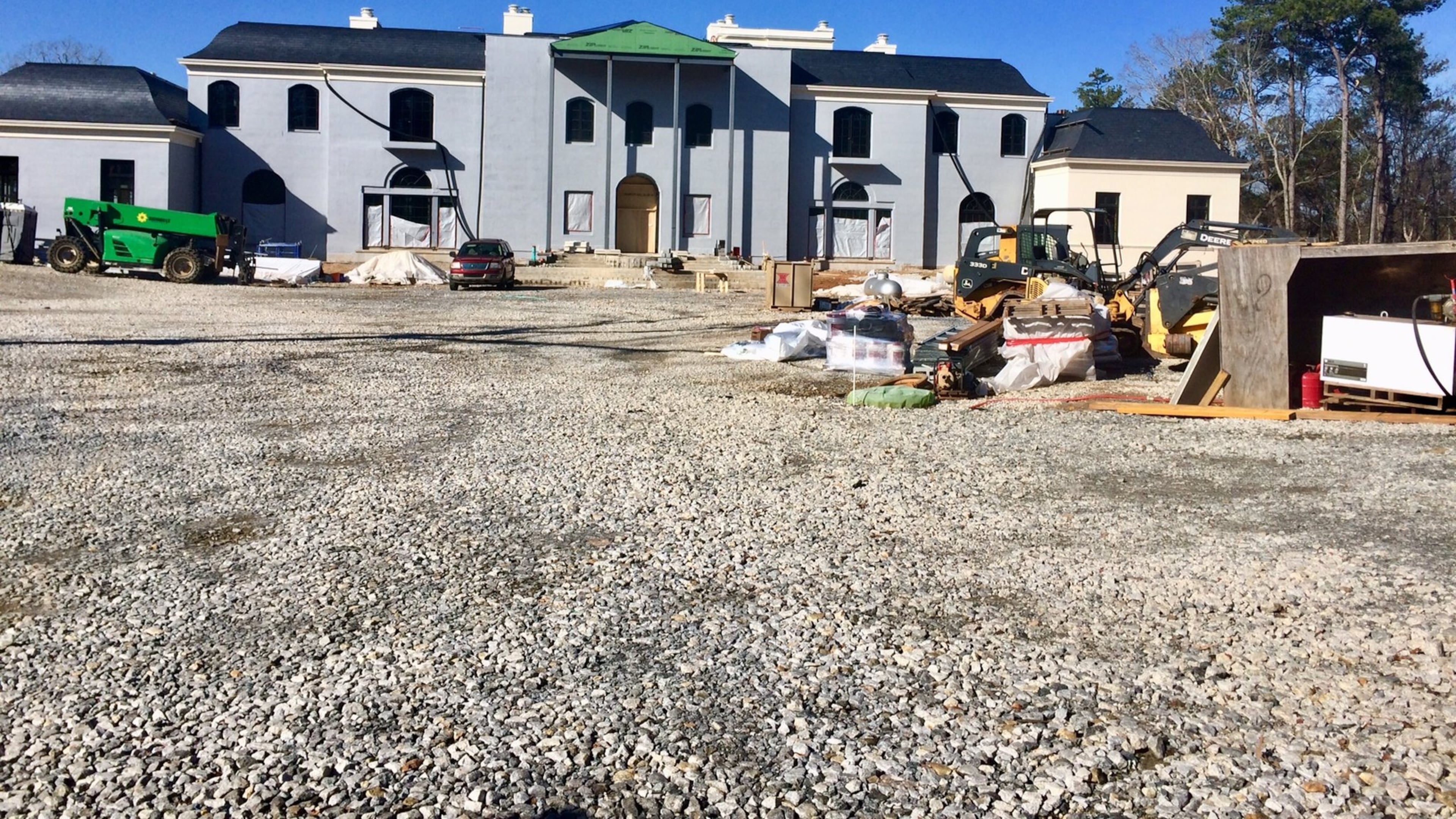 This property used to be a smallish mansion and four acres of trees and landscaping in the Tuxedo Park neighborhood. It was undergoing a massive undertaking in 2019 when this photo was taken. The ongoing struggle of infill in Atlanta. Photo by Bill Torpy