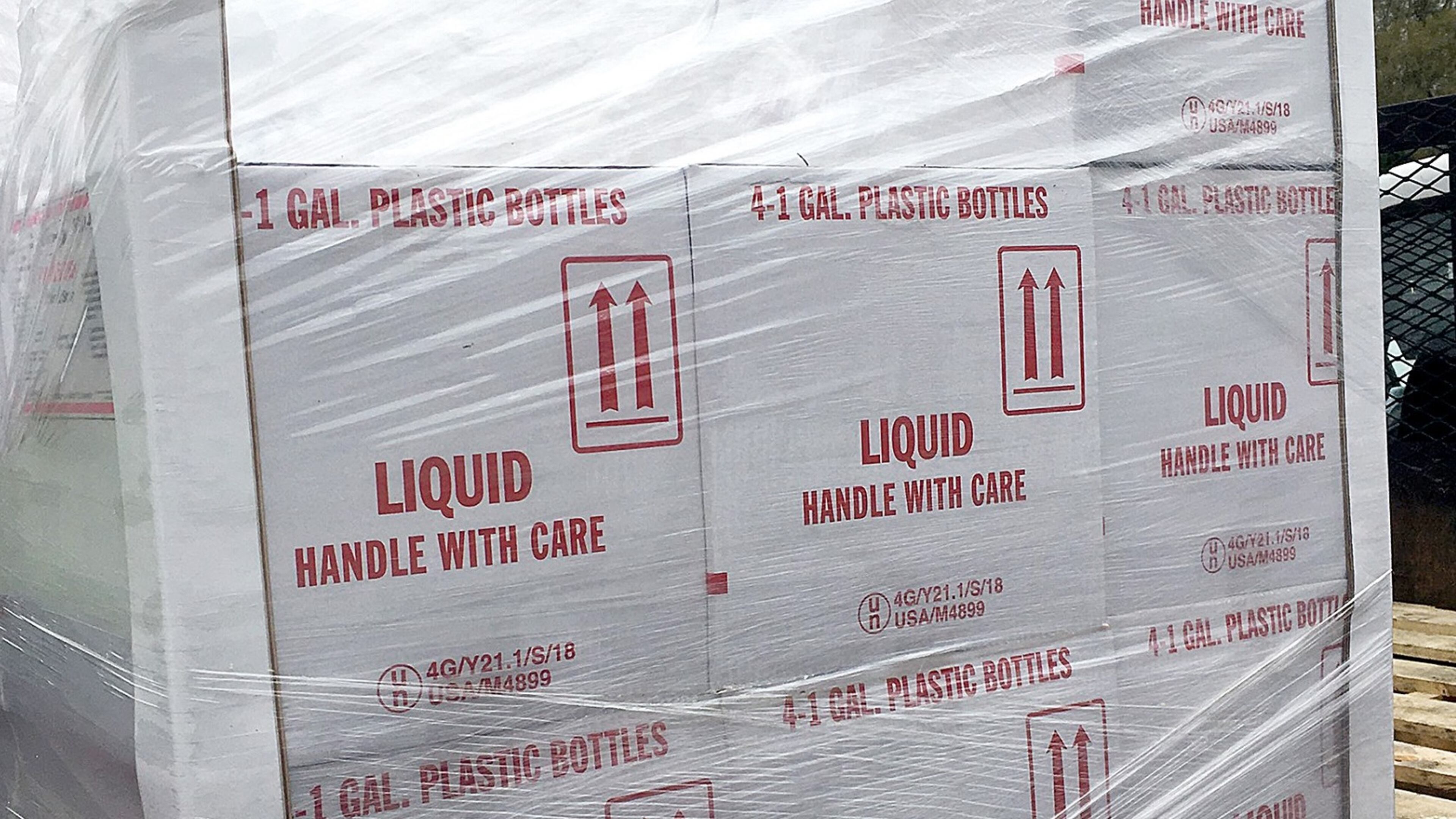 Loganville’s efforts to collect soap for Faith in Serving Humanity (FISH) resulted in a donation of 20 cases of liquid soap from Galco Industrial Safety. (Courtesy City of Loganville)