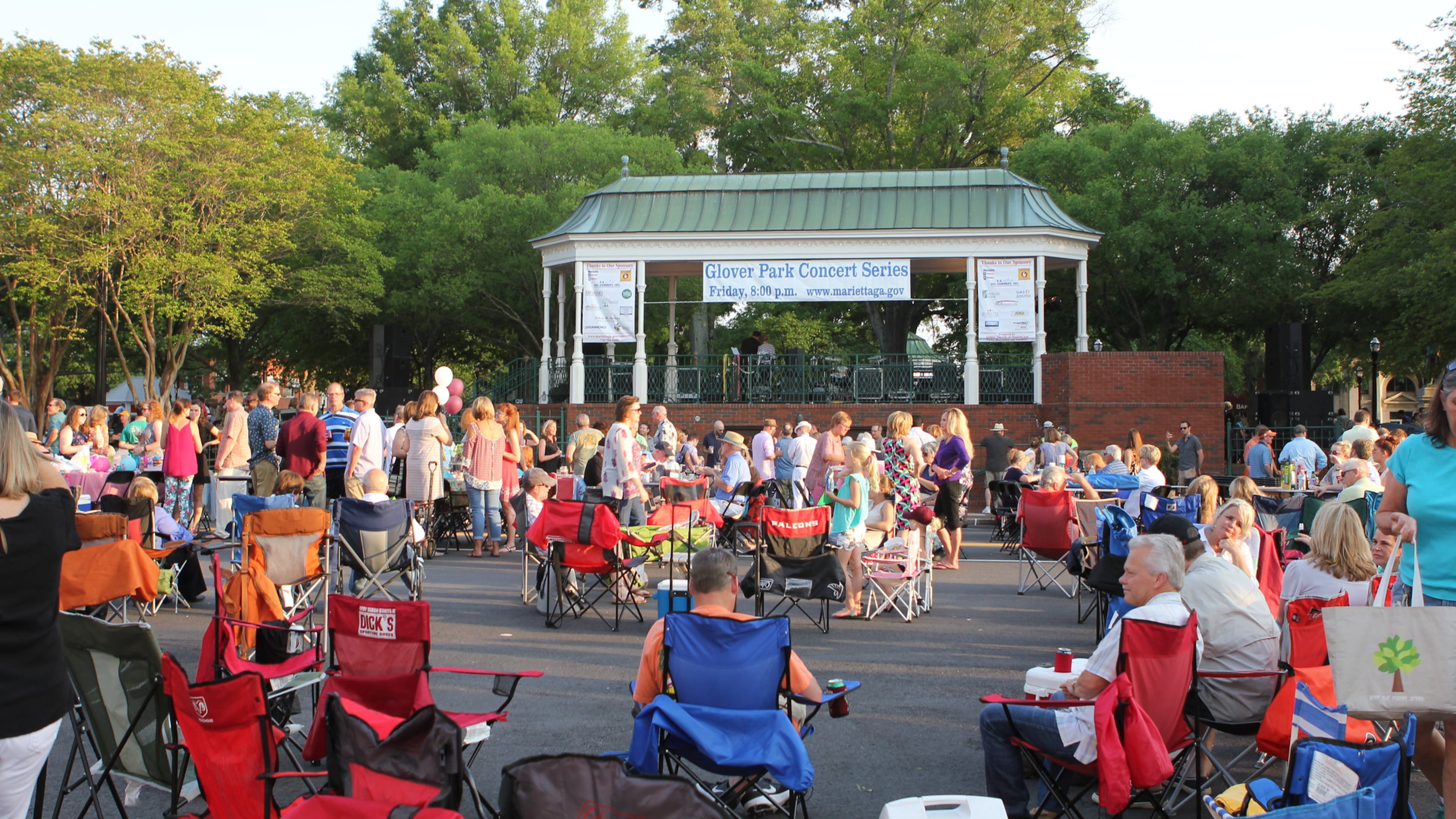 The Glover Park Concert Series starts April 24 in Marietta.