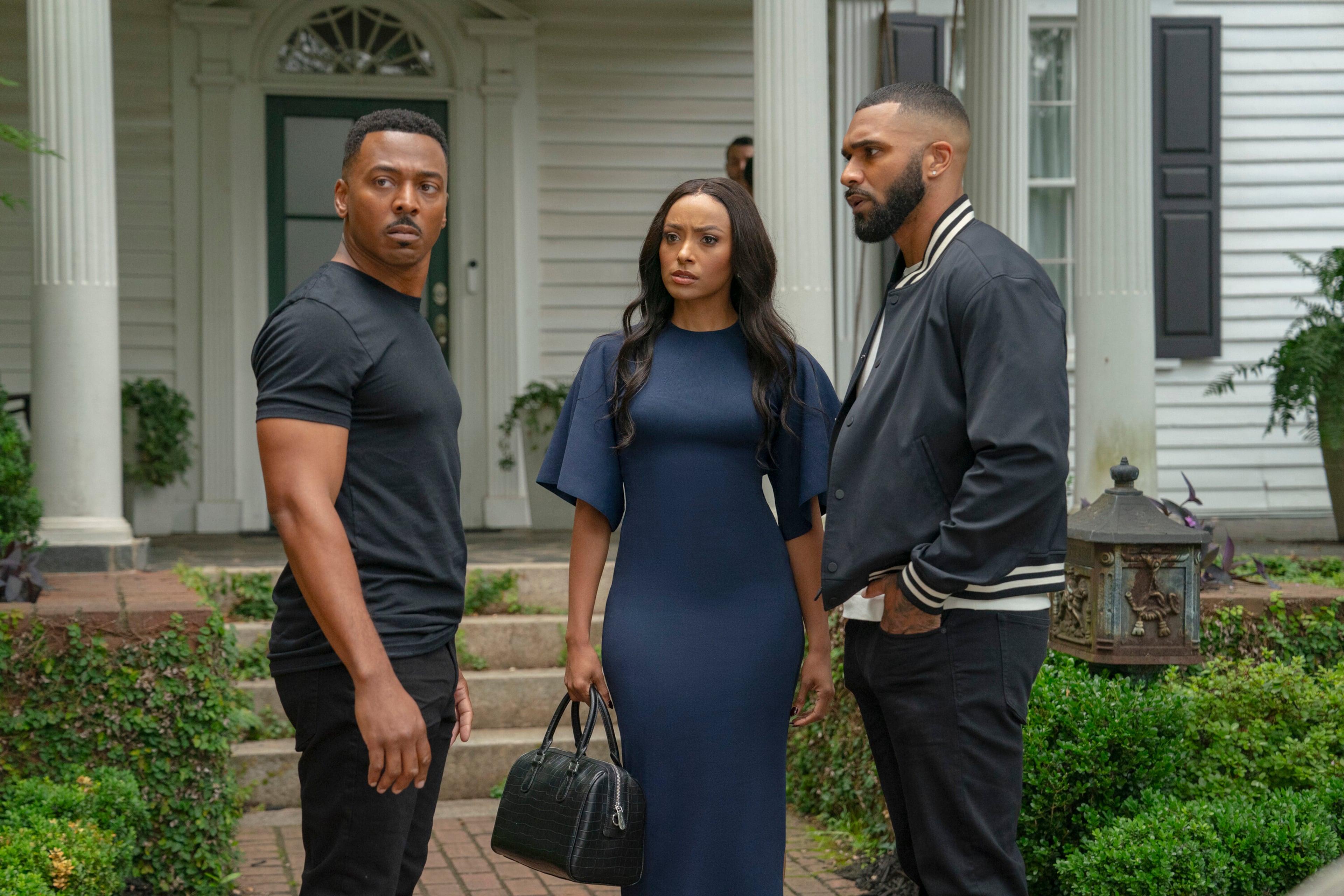 "Tyler Perry's Duplicity" features actors RonReaco Lee, Kat Graham and Tyler Lepley. AMAZON
