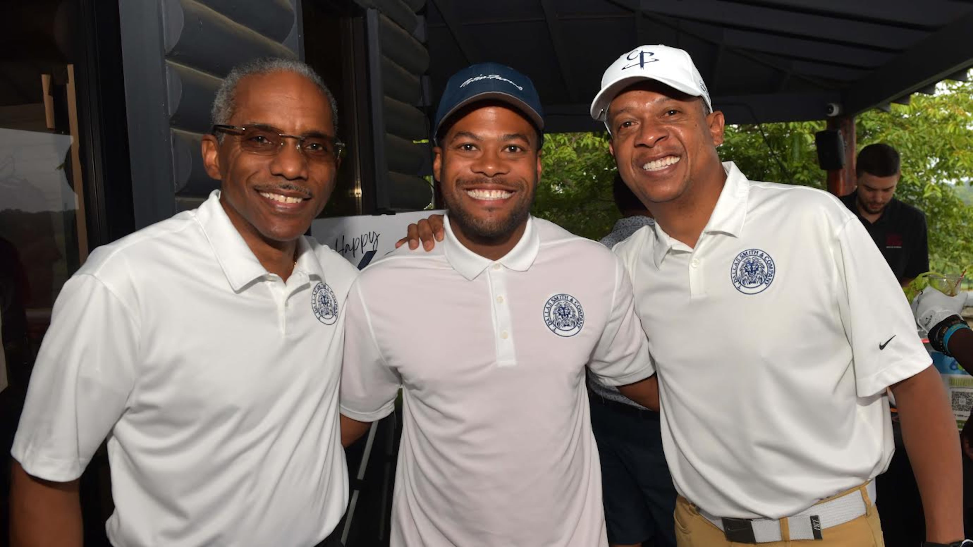 T. Dallas Smith & Co. rented out the College Park Golf Course on Aug. 19 for its founder's birthday, doubling as a charity event. From left to right: COO Dexter Warrior, President Leonte Benton and CEO T. Dallas Smith.