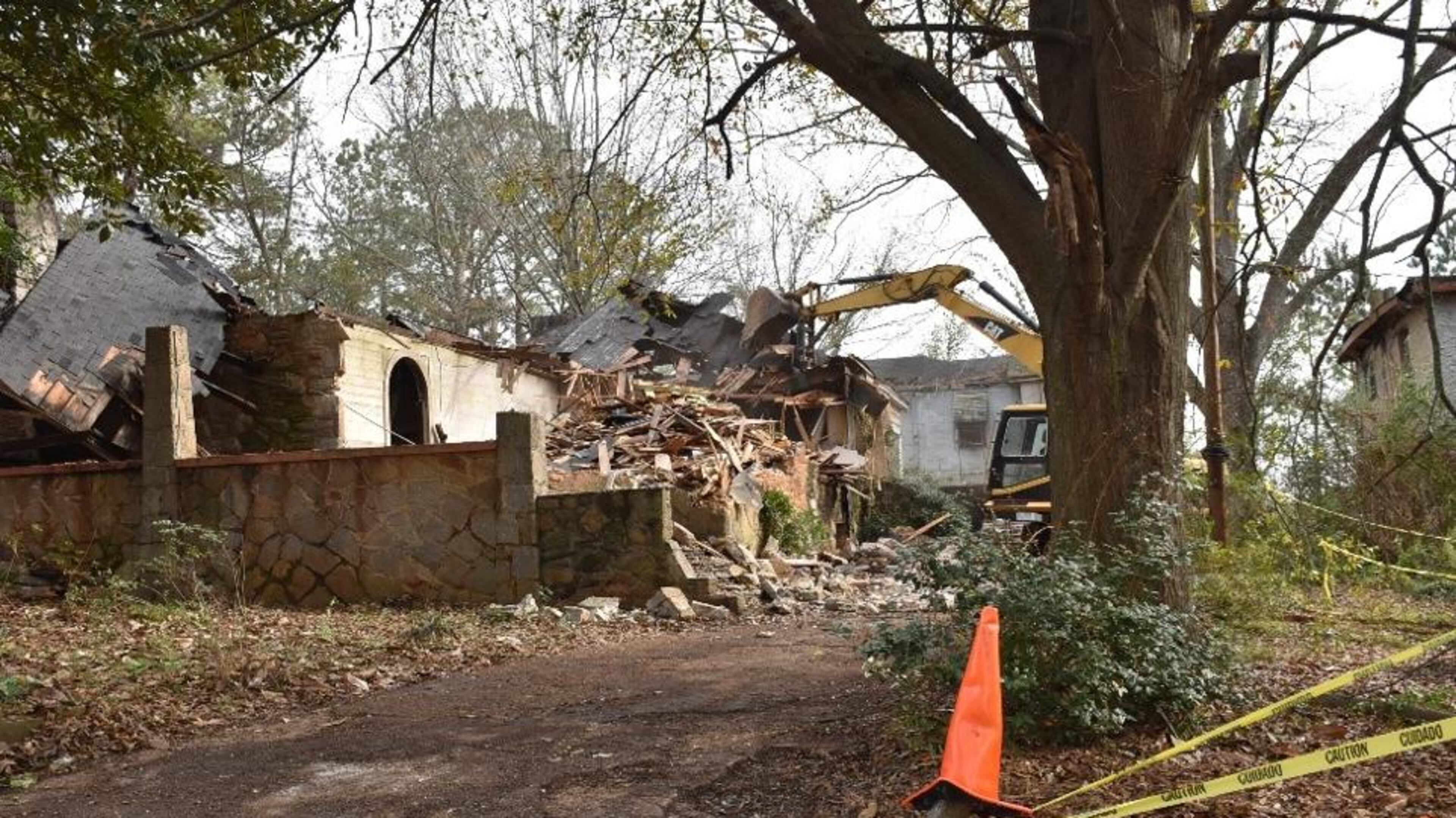 DeKalb County demolished or abated 140 properties in 2018, including this one in Scottdale.