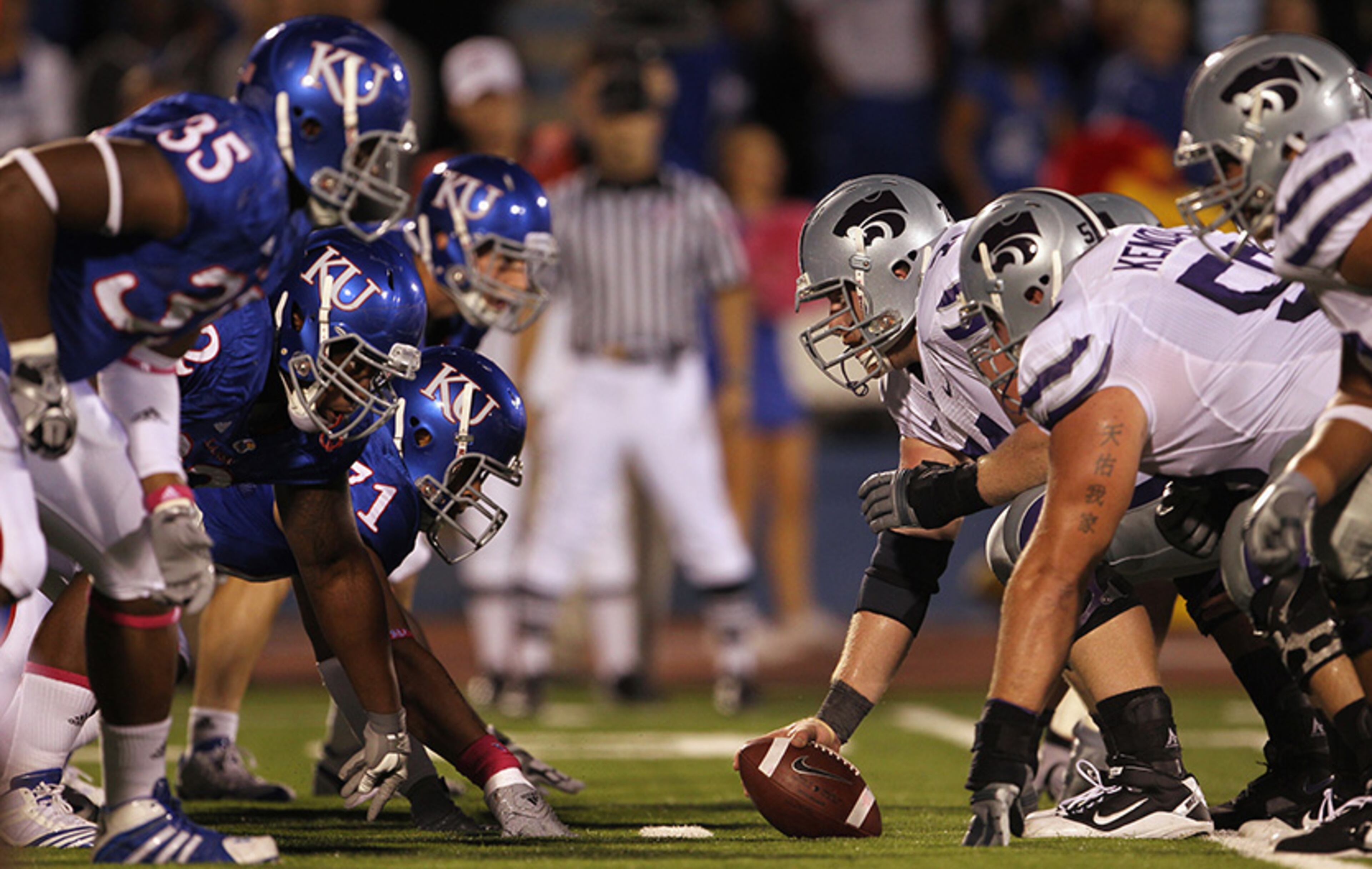 Kansas-Kansas State: The two teams had a very long history prior to the inauguration of the Governor's Cup: they began play in 1902 and have faced each other every season since 1911, putting it among the longest active series in college football.