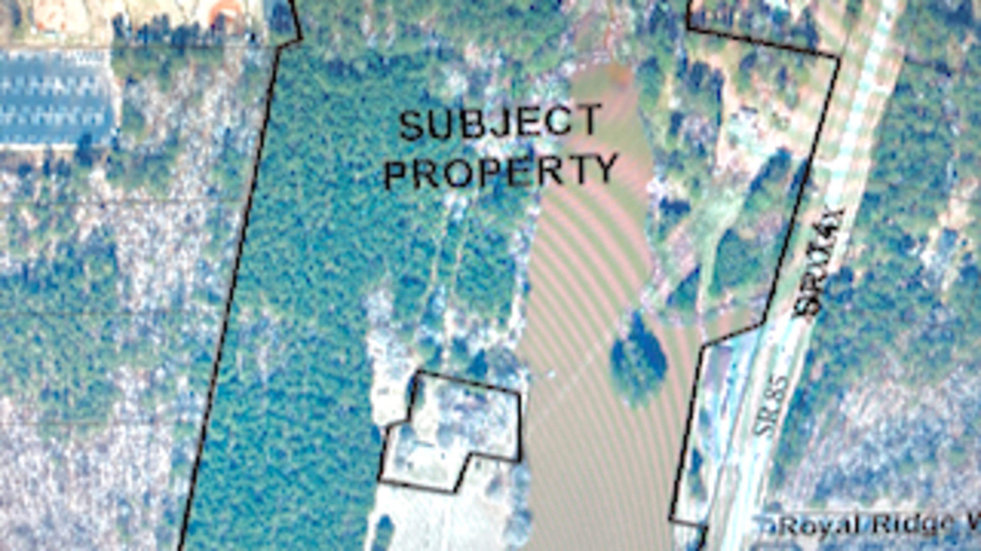 Approximately 33 homes are slated for development on 47 newly rezoned acres in Fayette County. Courtesy Fayette County