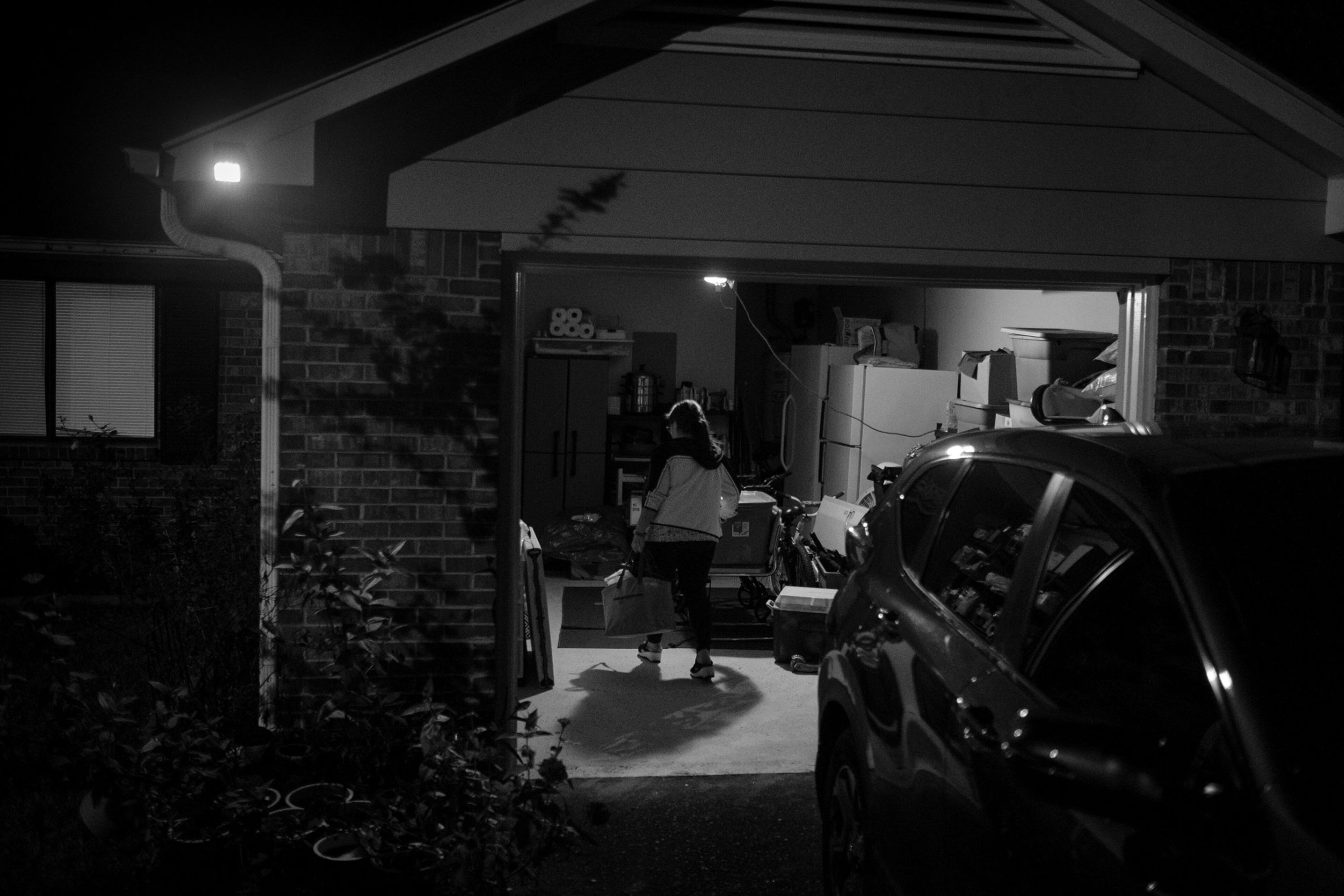 Pingul arrived home at 9:30 p.m. after a particularly long day.