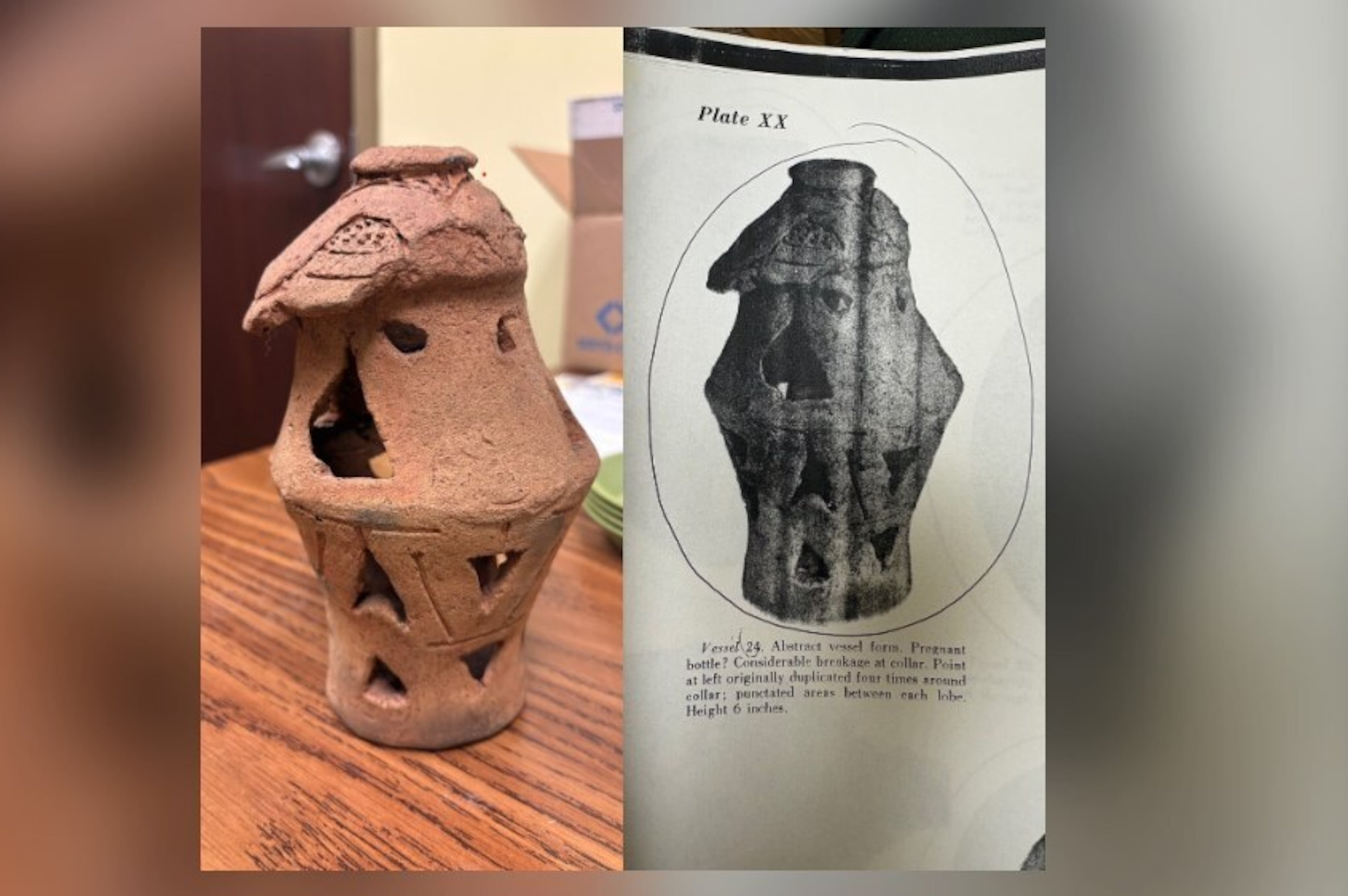 Stolen ancient Native American pottery returned to Georgia park