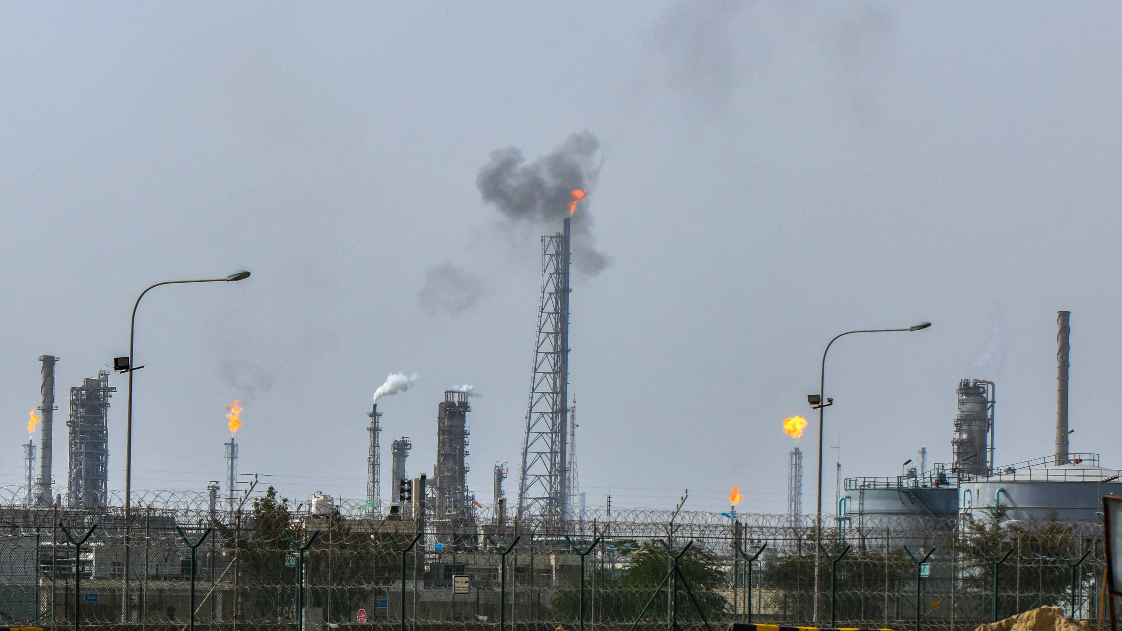 FILE - The Mina Al-Ahmadi oil refinery operates in Kuwait, March 20, 2026. (AP Photo, File)