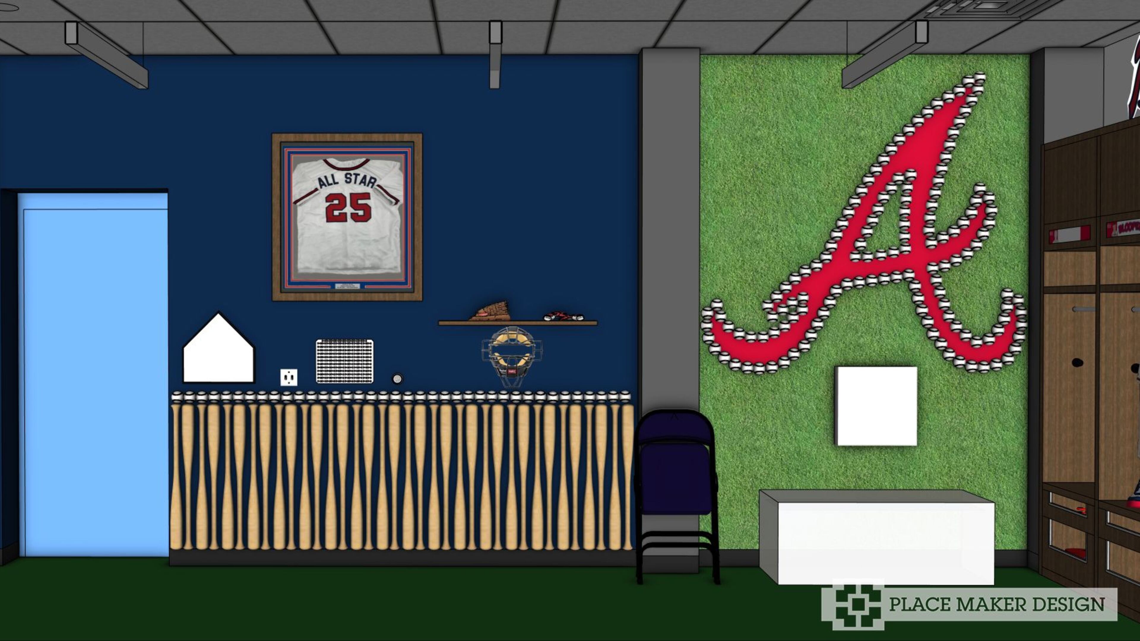 The new sensory room at Truist Park will be a welcome addition to fans with neurodivergent or other sensory needs. (Courtesy of Atlanta Braves)