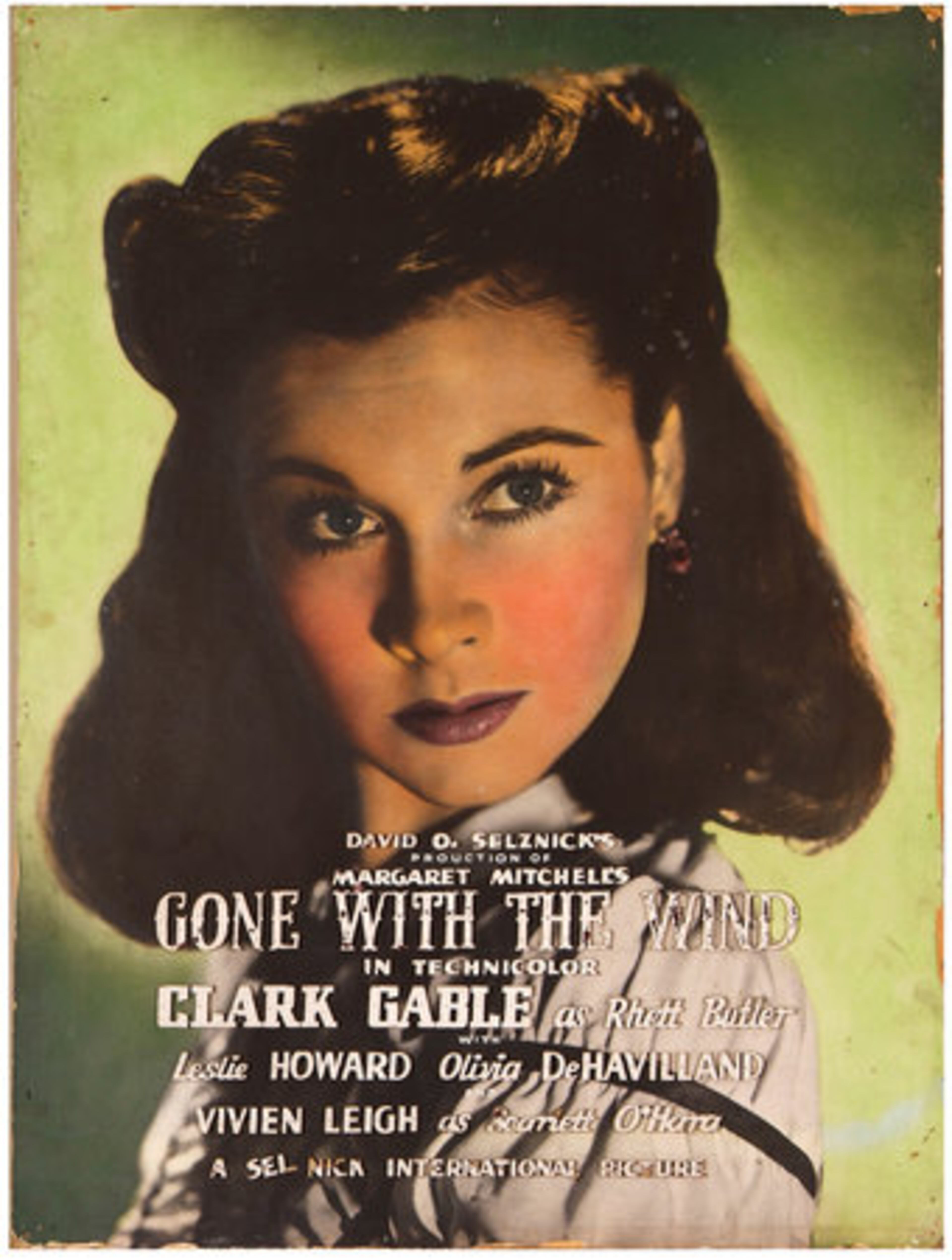 Vivien Leigh from "Gone With the Wind," 1939