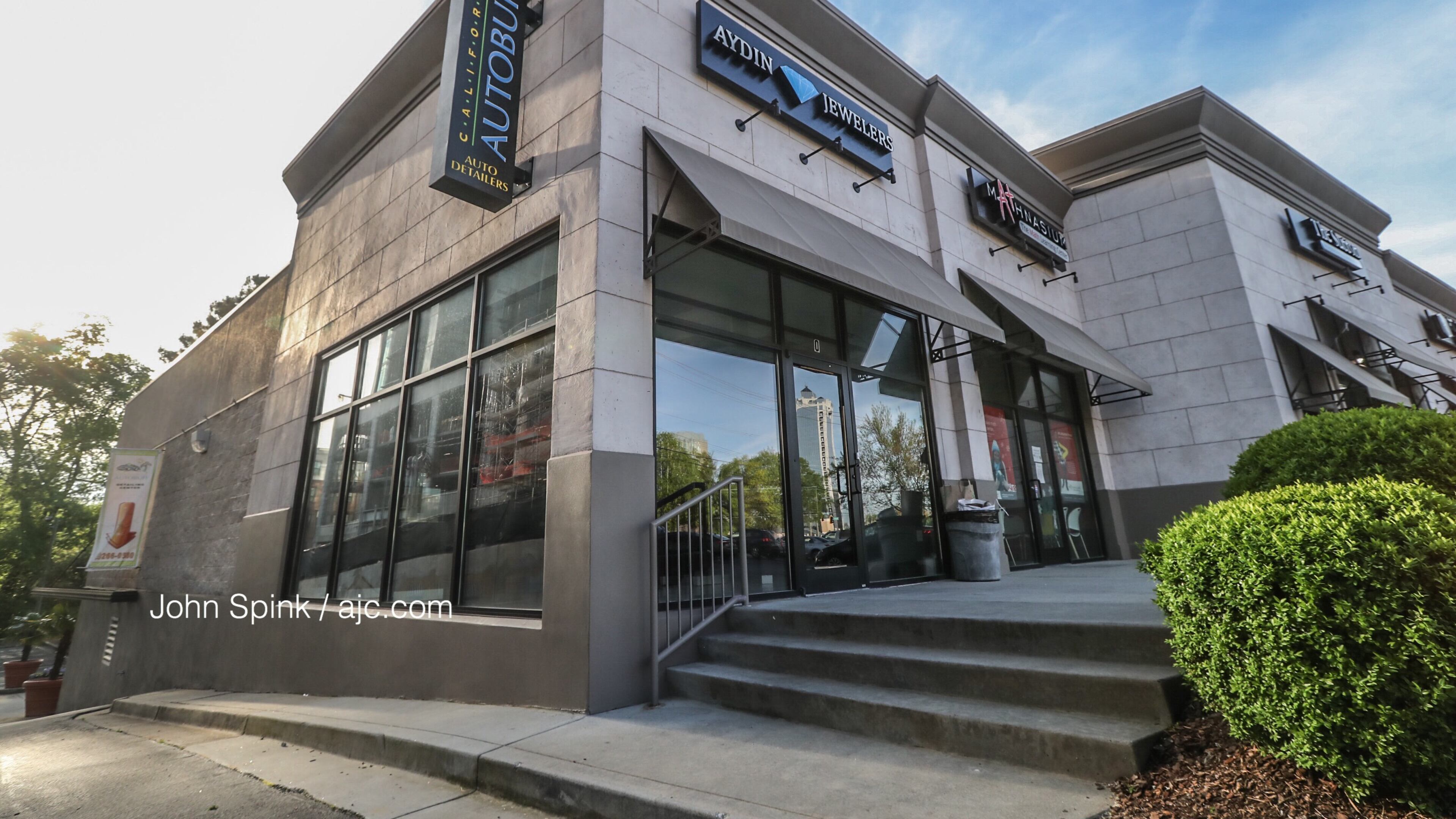 The owners of Aydin Jewelers on Peachtree Road have already replaced a glass door panel after a Thursday morning burglary. Thieves took bottles of liquor and a laptop after discovering the store’s jewelry was kept in a safe, according to Atlanta police.