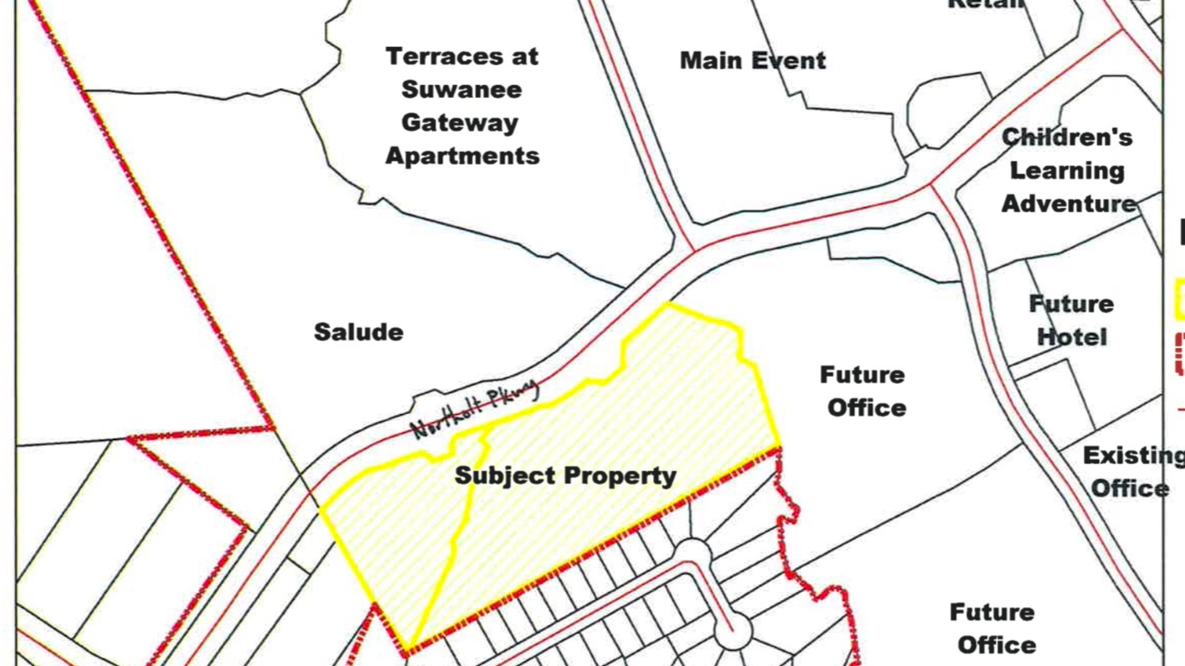 Suwanee postpones decision on proposed townhomes at Northolt Parkway. Courtesy City of Suwanee