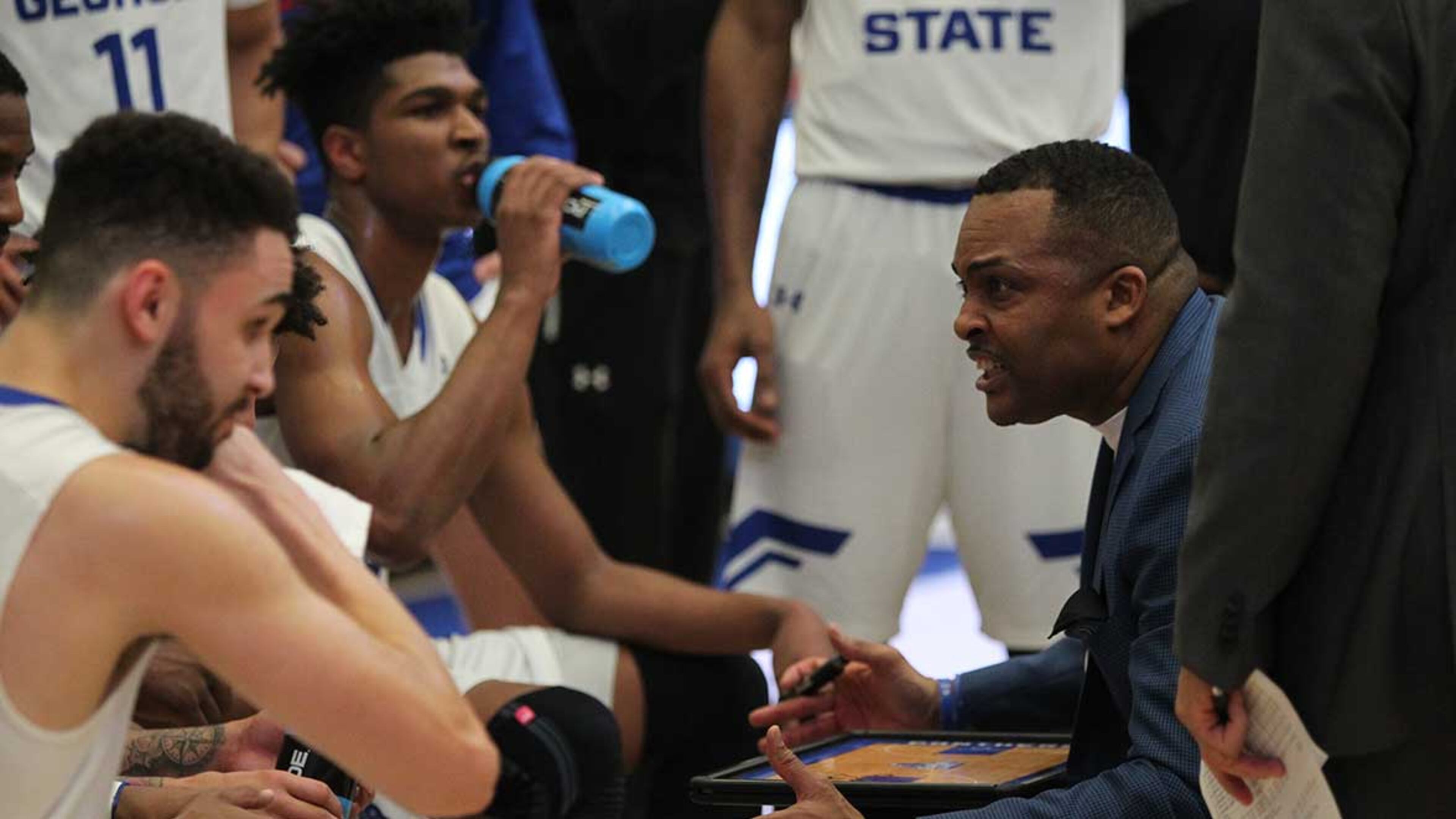 Ron Hunter and the Georgia State Panthers will face Texas A&M-Corpus Christi Wednesday in their first postseason game.
