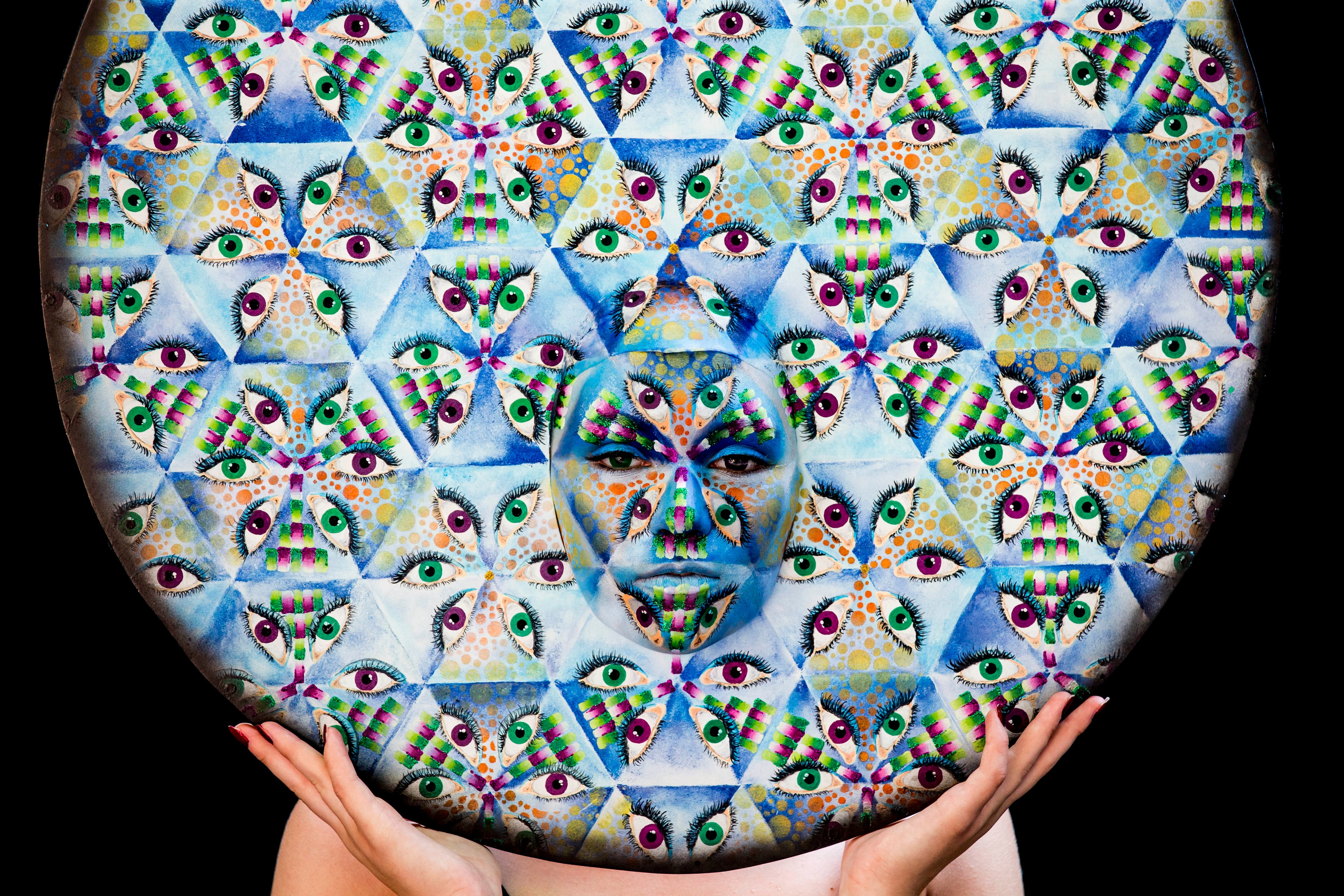 POERTSCHACH AM WOERTHERSEE, AUSTRIA - JULY 04: A model poses for a picture during the World Bodypainting Festival 2015 on July 4, 2015 in Poertschach am Woerthersee, Austria. (Photo by Jan Hetfleisch/Getty Images)