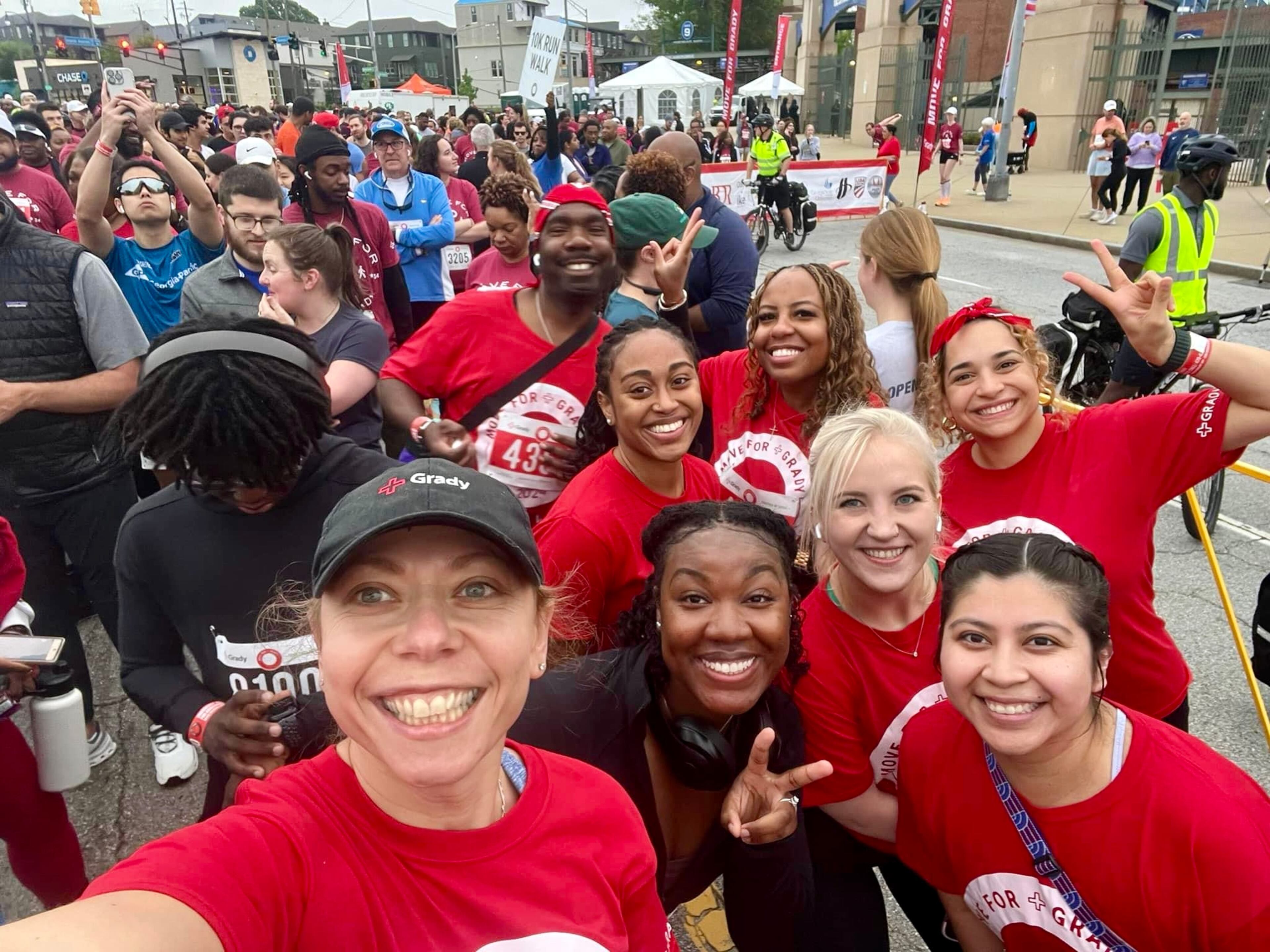 Move For Grady, the health care system's local fundraiser, hosted thousands of participants in downtown Atlanta this year.
Courtesy of Move For Grady