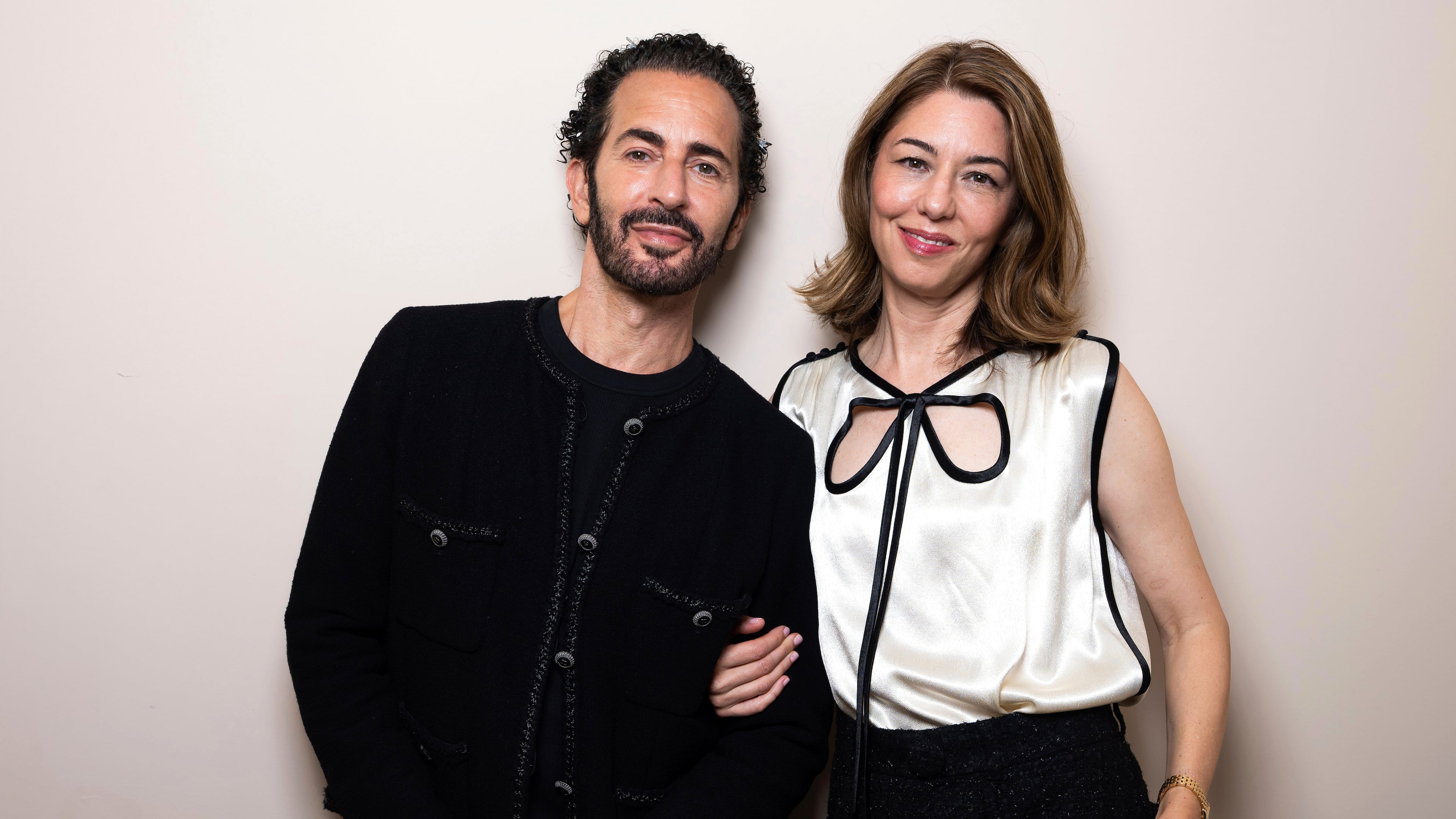 FILE - Marc Jacobs, left, and Sofia Coppola pose for a portrait photograph for the film "Marc by Sofia" during the 82nd edition of the Venice Film Festival in Venice, Italy, on Tuesday, Sept. 2, 2025. (Photo by Scott A Garfitt/Invision/AP, File)