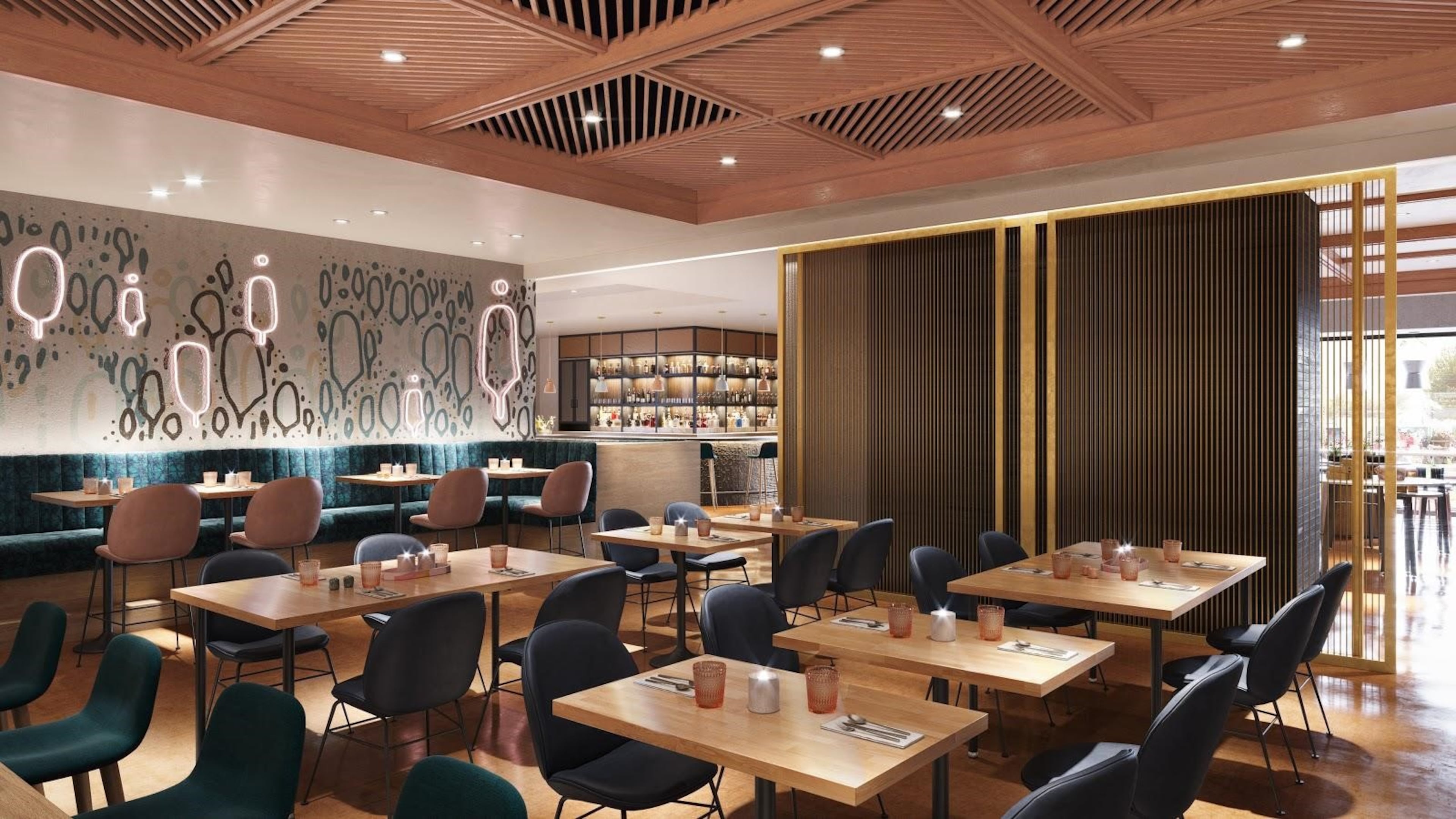 A rendering of the interior of Local Motives