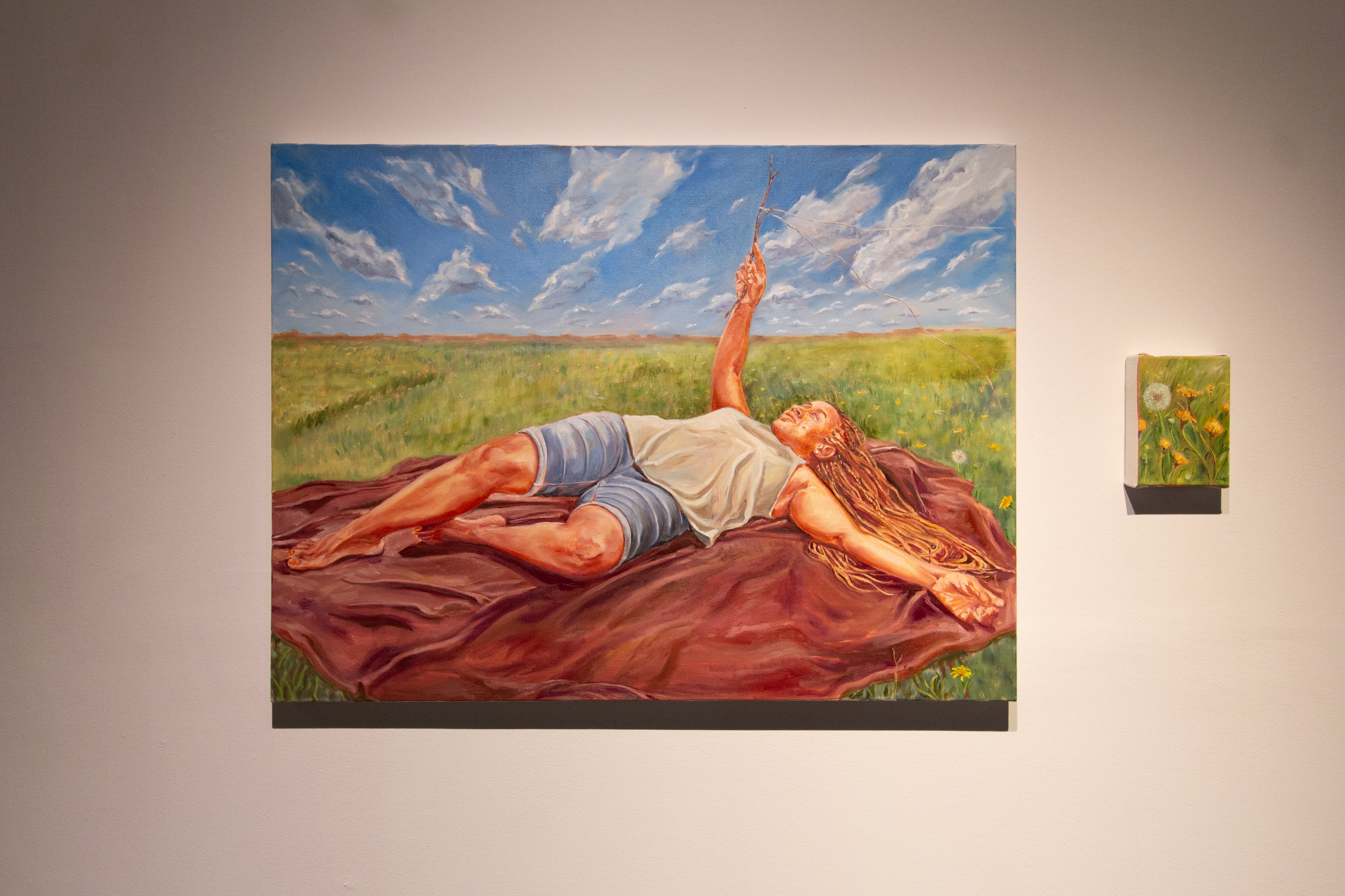 “Woman in the Garden” (2025) by Ayana Ross at Museum of Contemporary Art of Georgia. (Courtesy of Leia Genis)