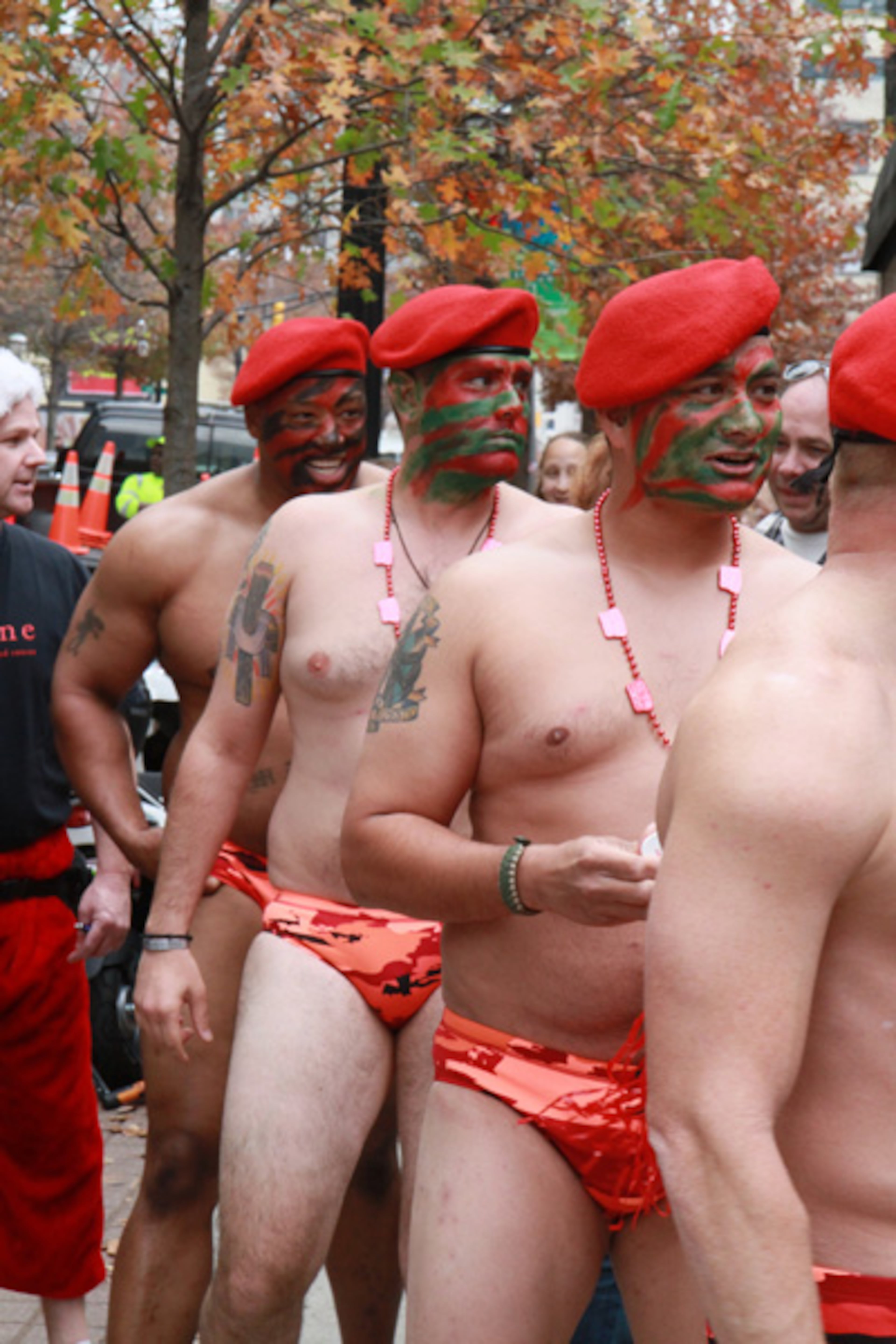 Here are some more photos from the Santa Speedo Run.