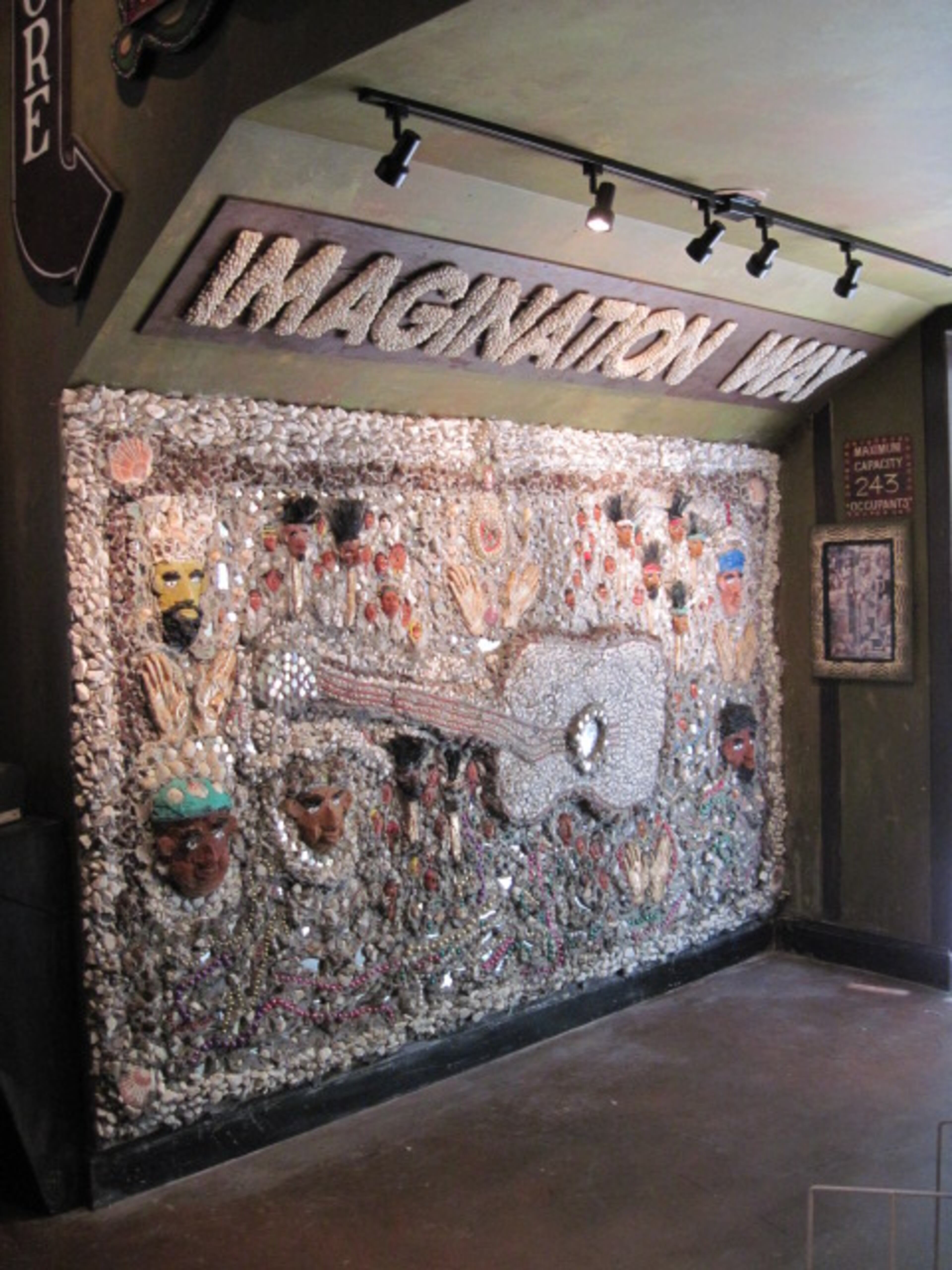 An installation Mr. Imagination made with local kids at the House of Blues in Houston, Texas -- finished October 2010 / Credit: House of Blues.
