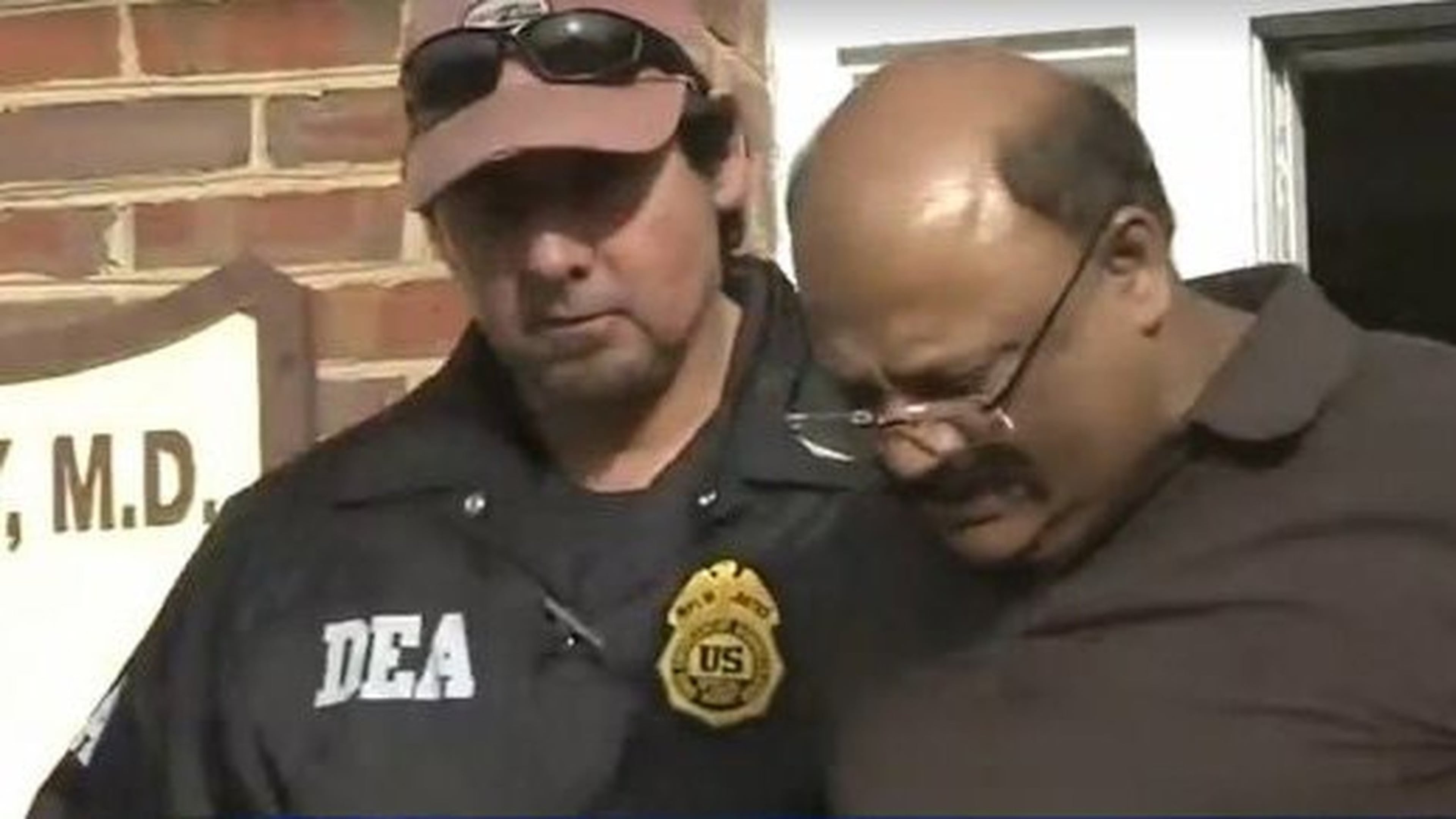Dr. Narenda Nagareddy was arrested Jan. 14, after law enforcement agents raided his Jonesboro office. He bonded out of jail Jan. 15 on $100,000 bond, his attorney said. WSB-TV photo