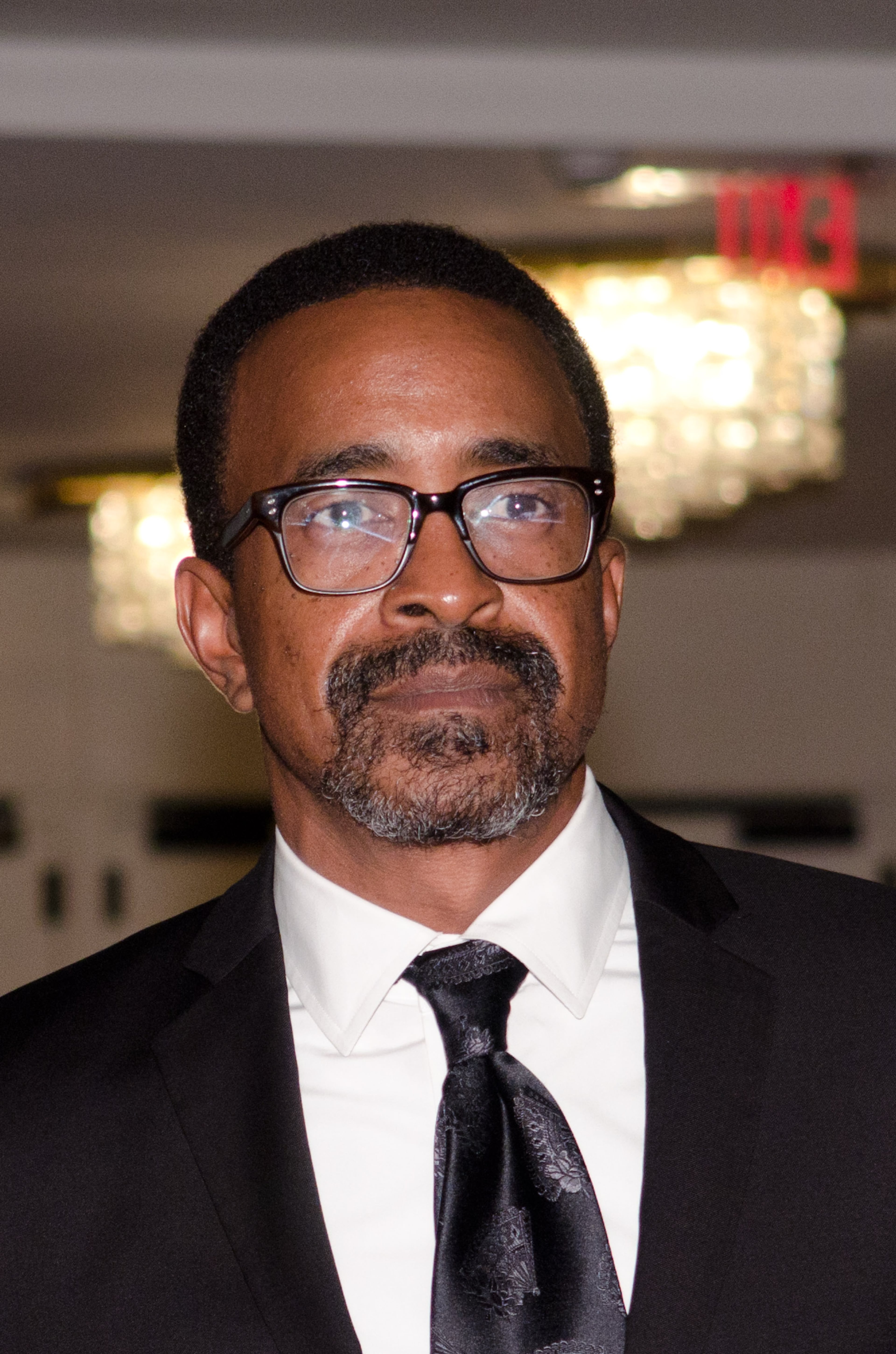 Tim Meadows poses on the red carpet during the 14th Annual Mark Twain Prize for American Humor at the John F. Kennedy Center for the Performing Arts on October 23, 2011 in Washington, DC.