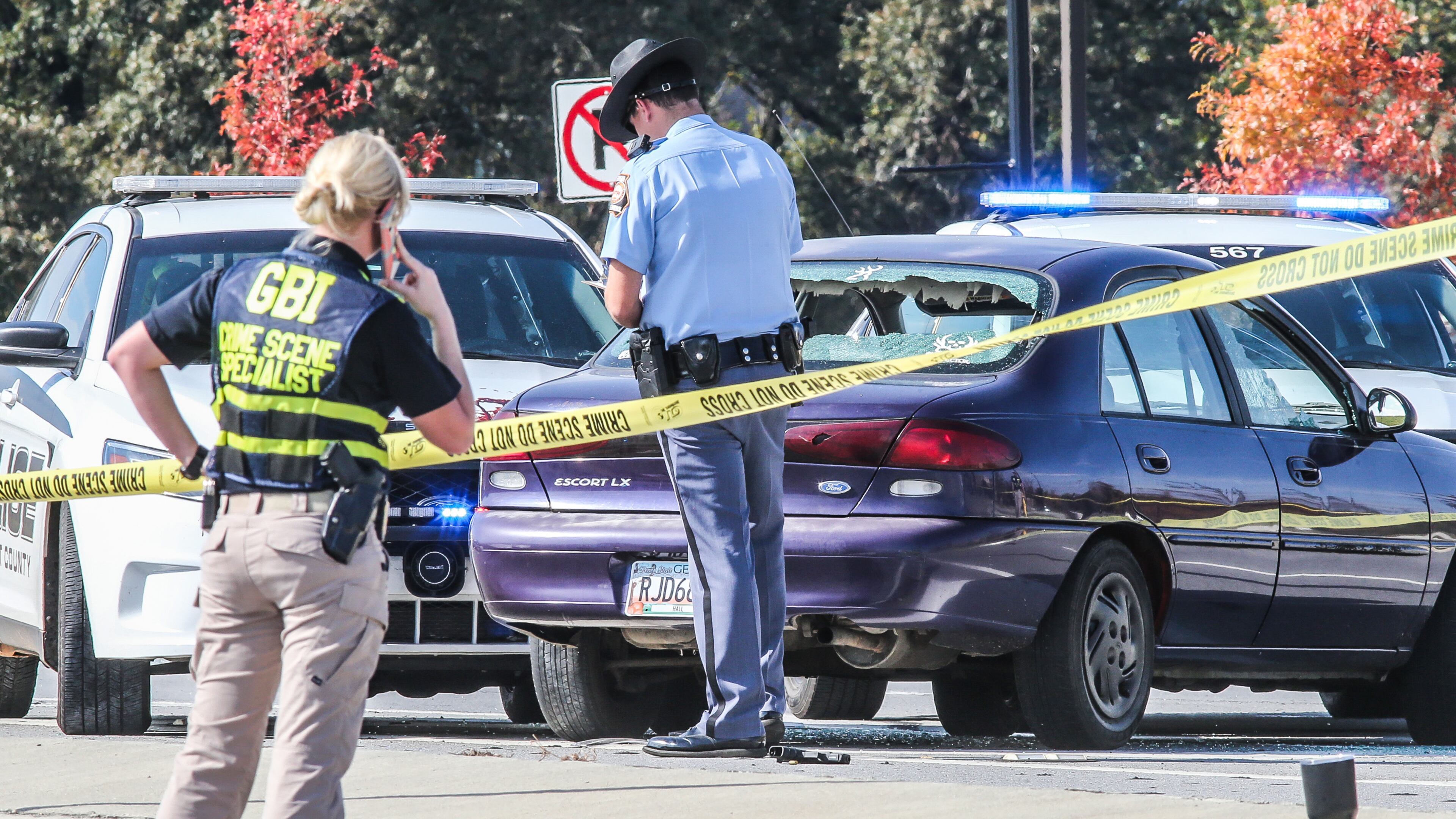 A suspect is in the hospital after being shot by a Gwinnett County police officer. The suspect shot multiple times at the officer, who was trying to pull him over.