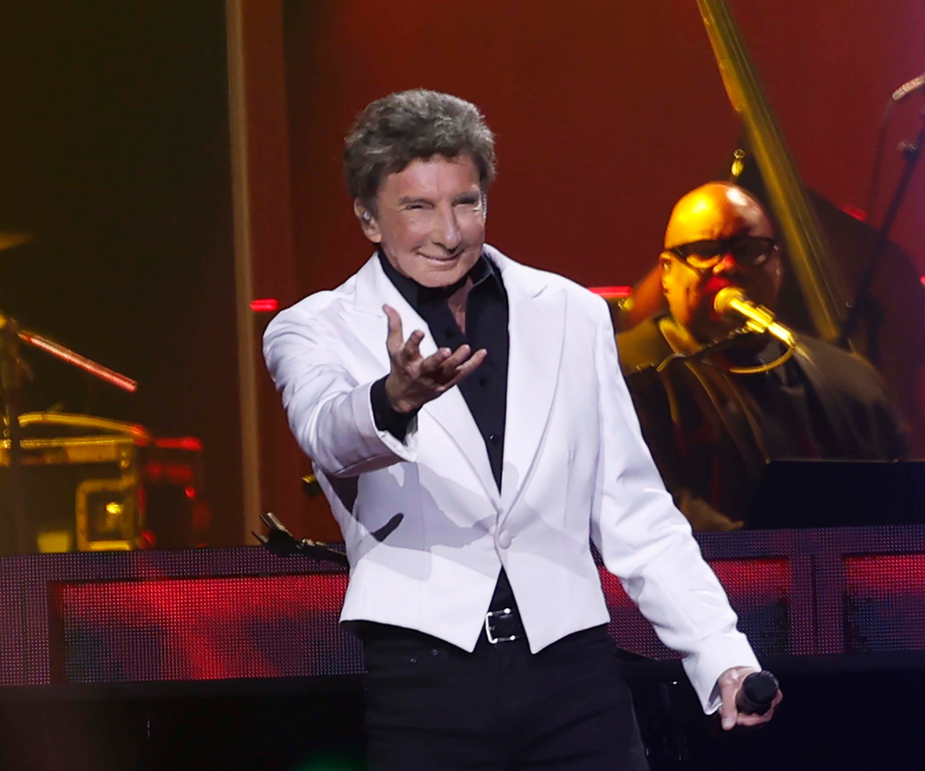 Barry Manilow performs Tuesday, Aug. 11, 2026, at Gas South Arena in Duluth. (Akili-Casundria Ramsess for the AJC)