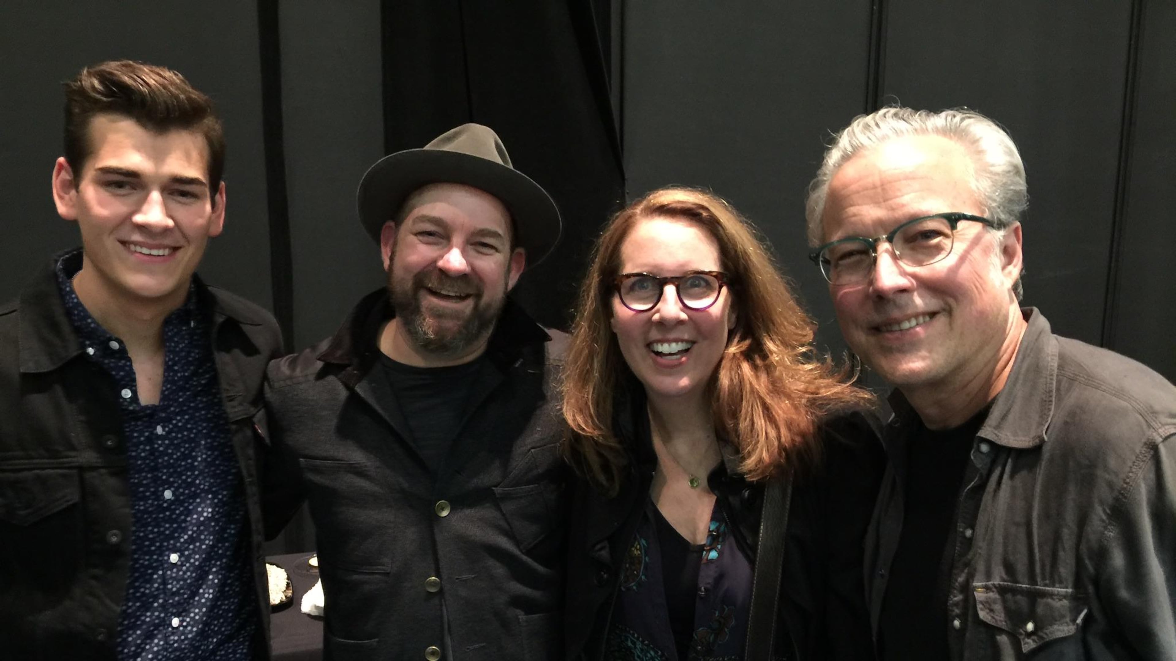 "Troubadour" leads Zach Seabaugh and Radney Foster flank Kristian Bush and Janece Shaffer.