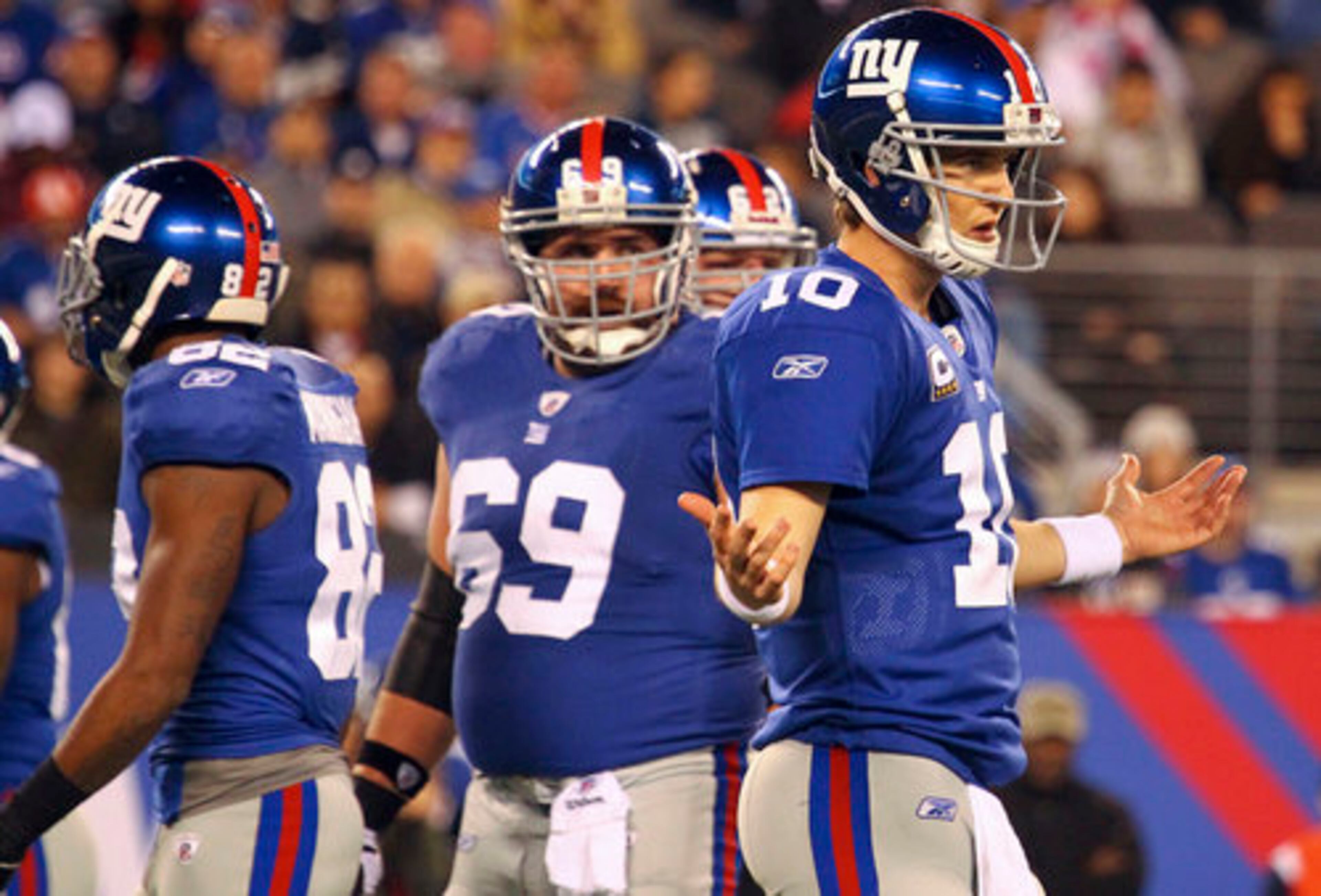 8. GIANTS (6-3): Eli Manning's offense ranks second in the NFL, piling up about 410 ypg - their 23.1 percentage on first down in best in the league. New York's defense is one of the stingiest in the league allowing just 270 ypg to opposing offenses. They face the Eagles next.