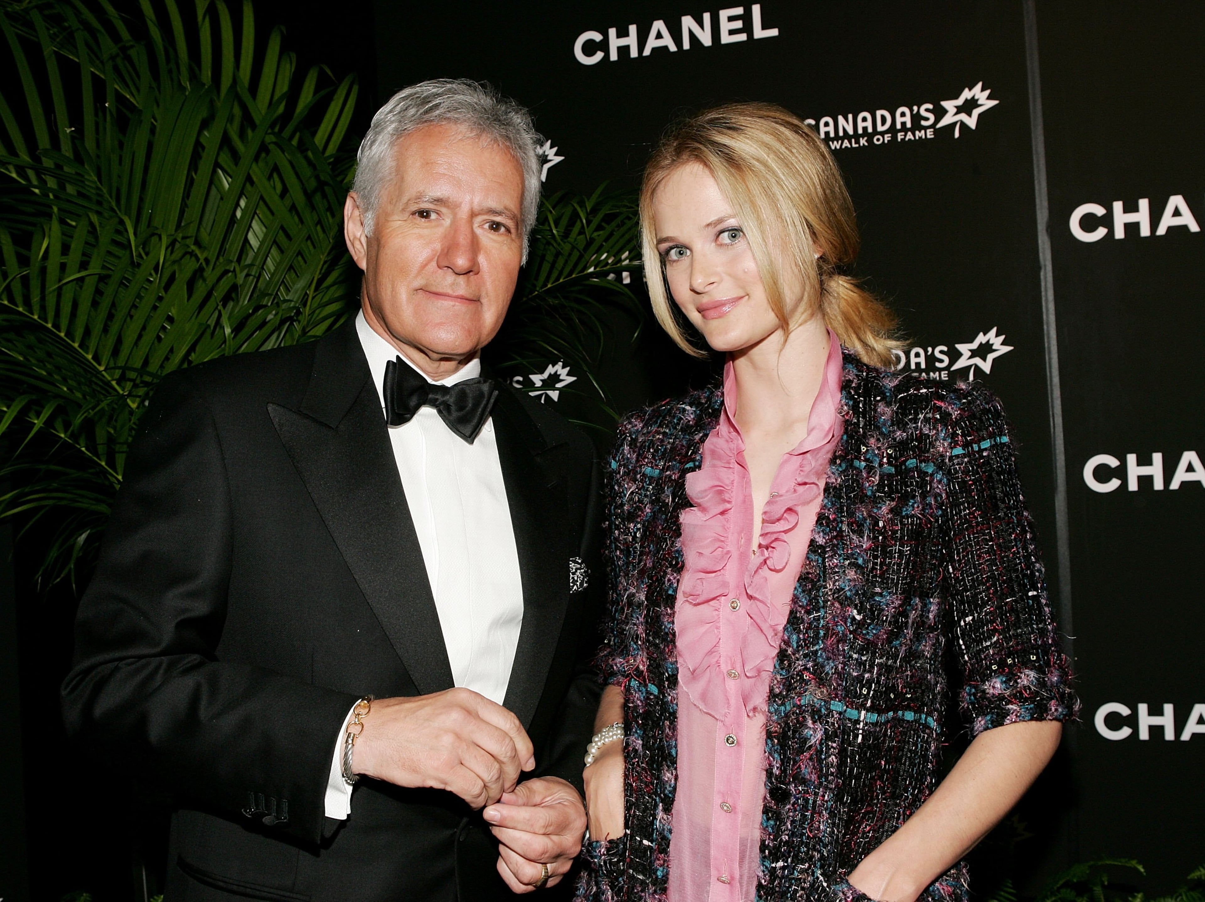 Honoree game show host Alex Trebek and actress Rachel Blanchard attends Canada's Walk Of Fame Gala sponsored by Chanel at the HummingBird Centre June 3, 2006 in Toronto, Canada.