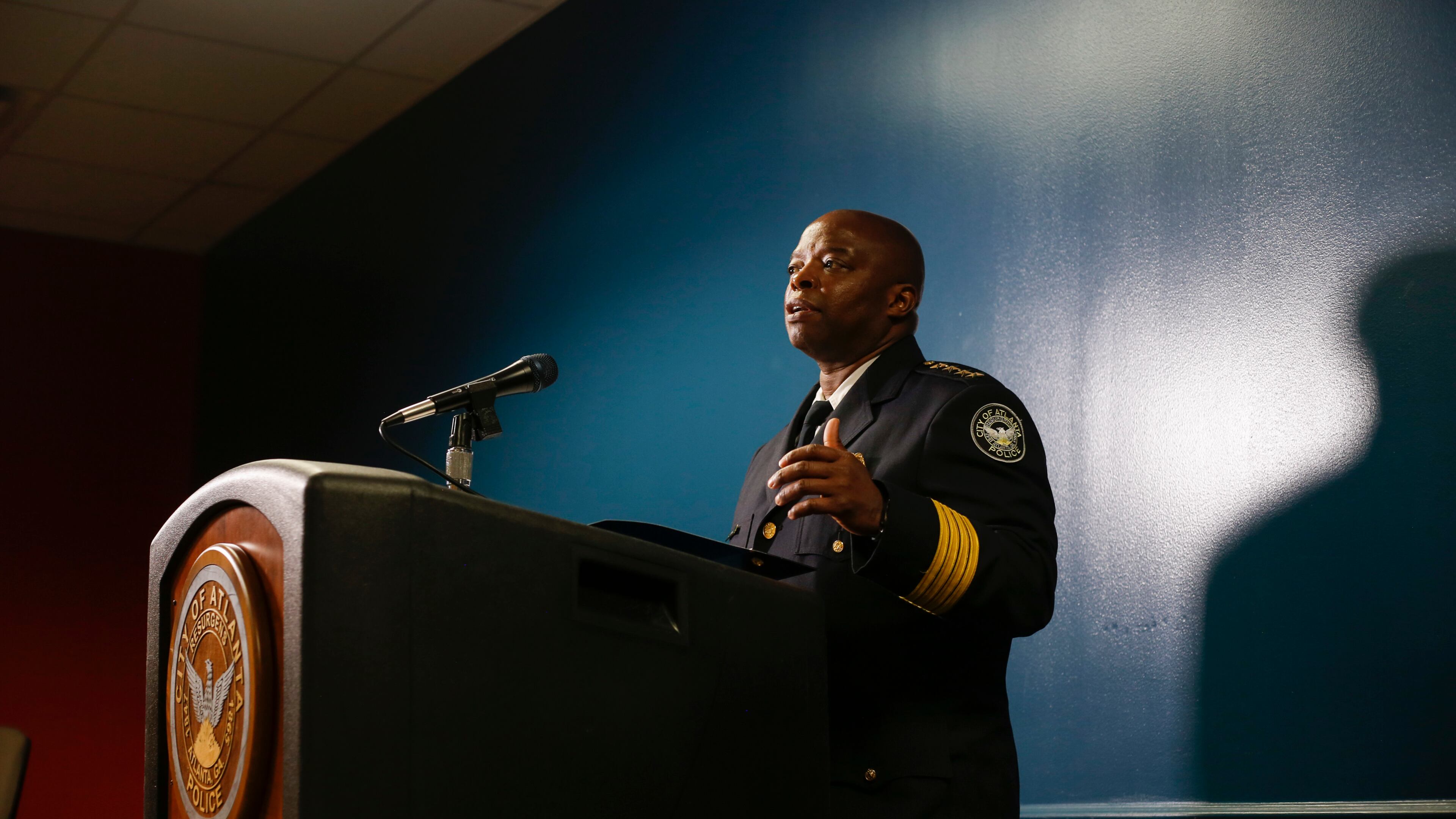 Atlanta Police Chief Rodney Bryant, shown in a May file photo, outlined his plans Wednesday for fighting crime this summer. (Rebecca Wright for the Atlanta Journal-Constitution)