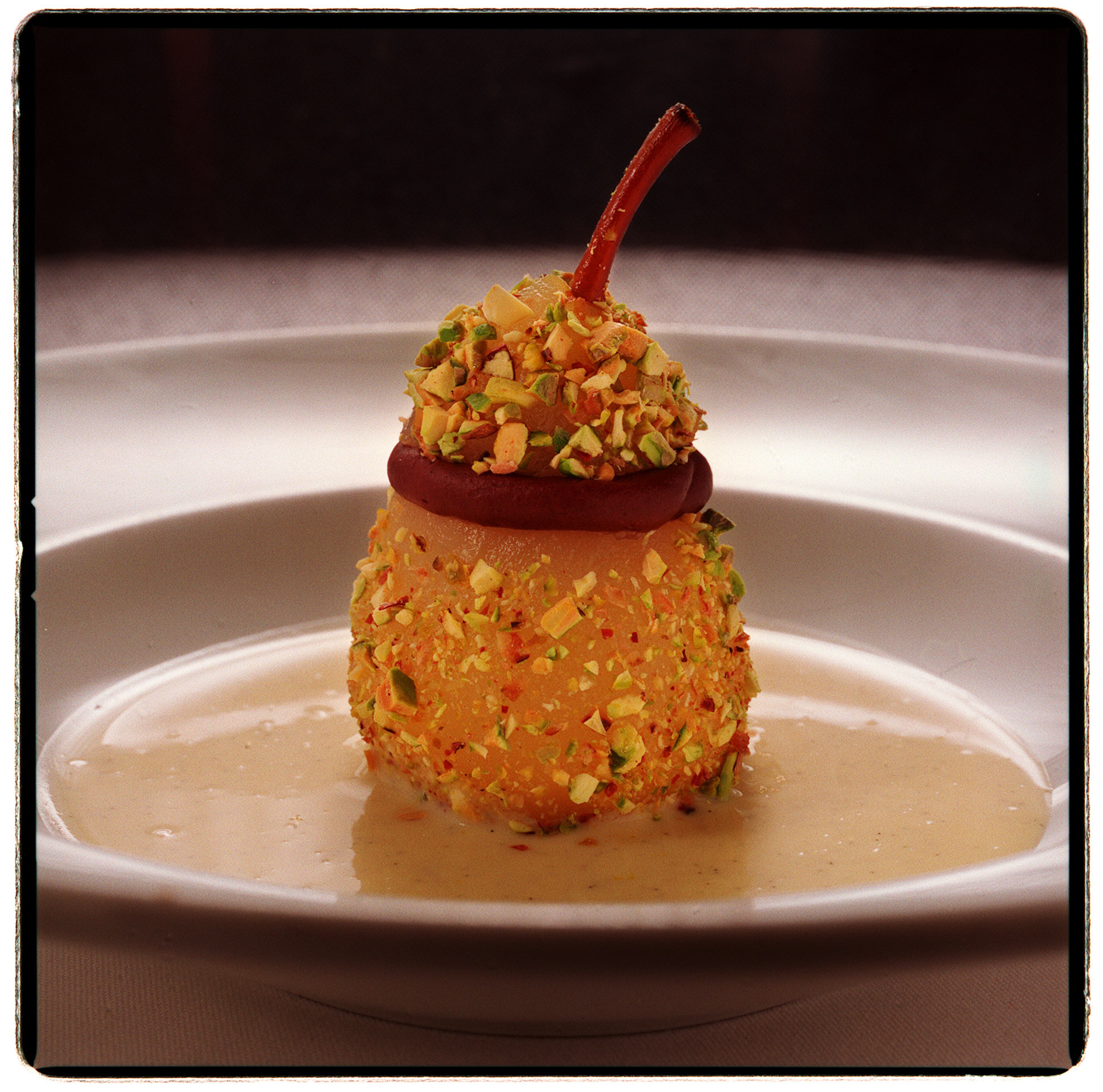 Pear dish from Bacchanalia in 1999.