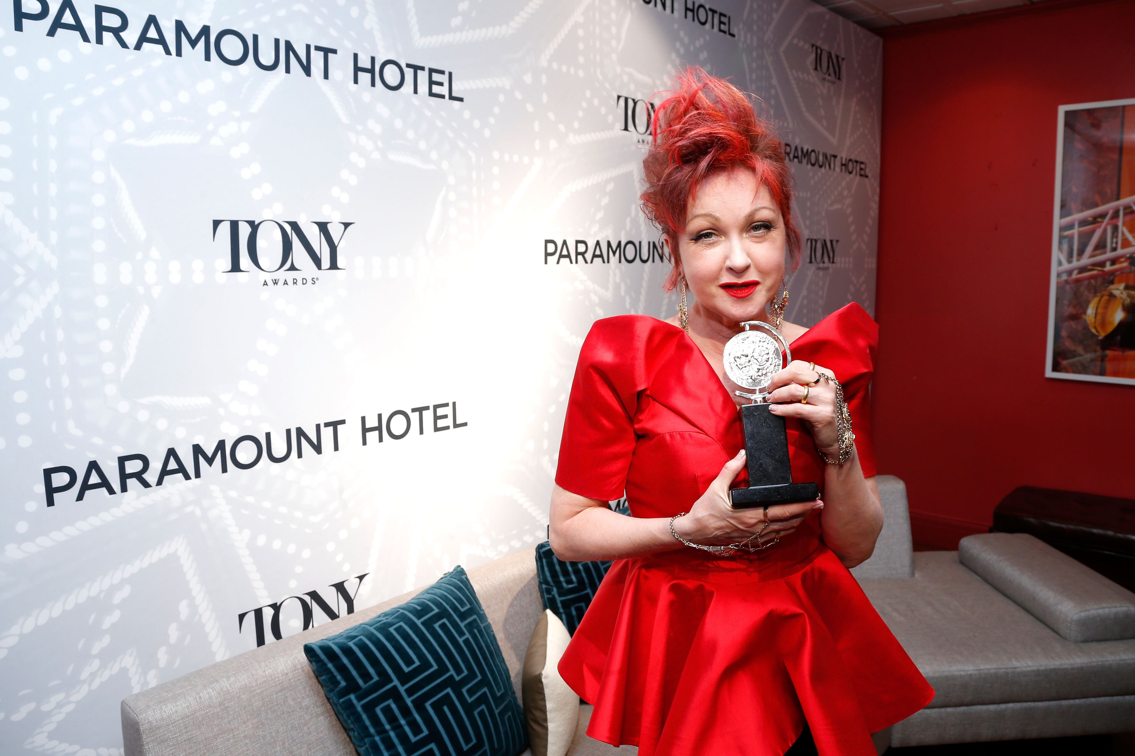 Singer and composer Cyndi Lauper's June 2013 Tony Award win for Best Original Score for "Kinky Boots,' put her one Oscar away from EGOT-ing -- that is, winning an Emmy, Grammy, Oscar and Tony. The star has also won Best New Artist and Best Performance Music Video Grammy Awards and an Emmy Award for Outstanding Guest Actress in a Comedy Series for her work on "Mad About You." Keep clicking to see the select group of stars who have EGOT-ed Cyndi can look to for motivation.