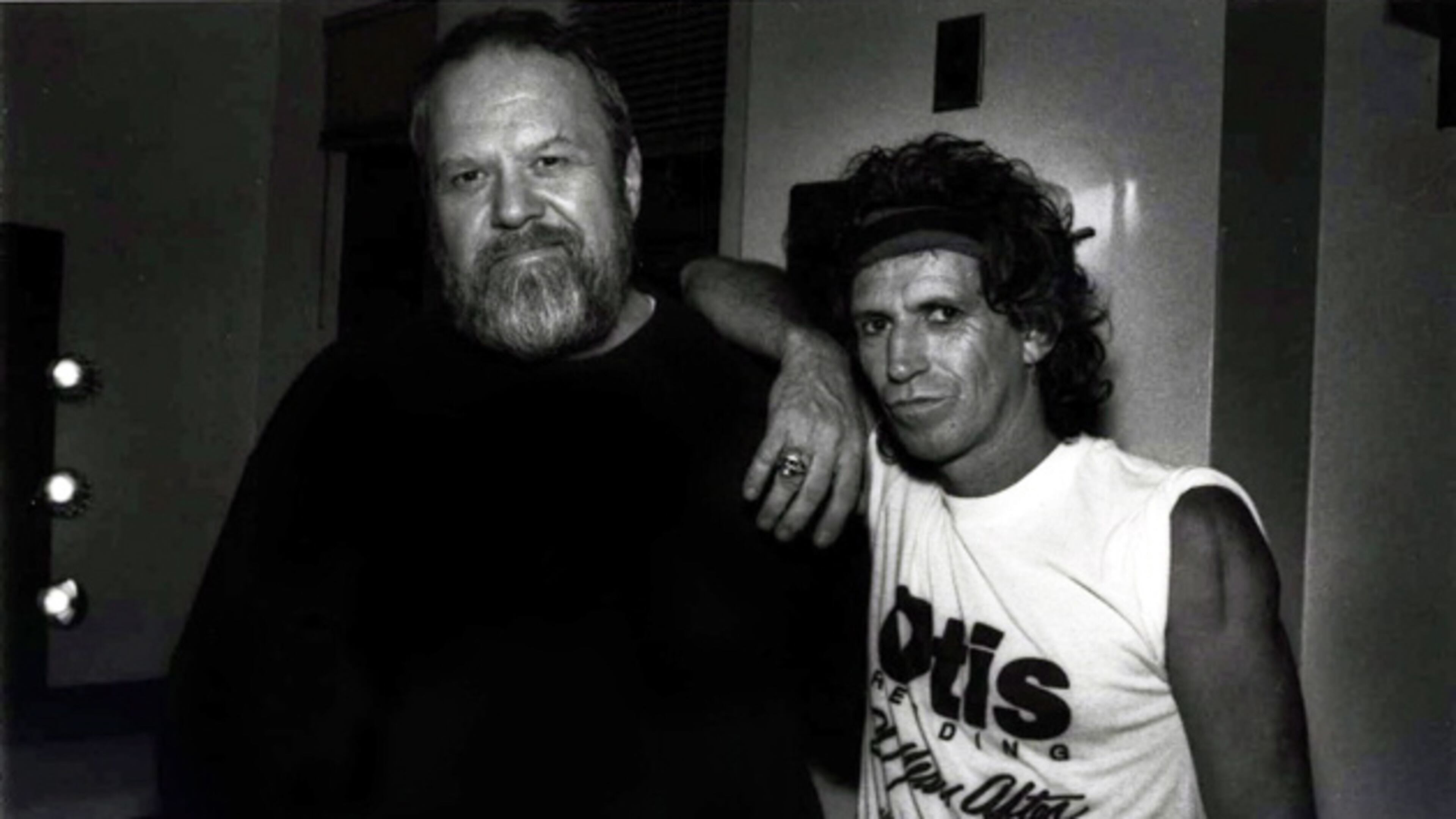 Alex Cooley and one of his many, many rock 'n' roll friends.