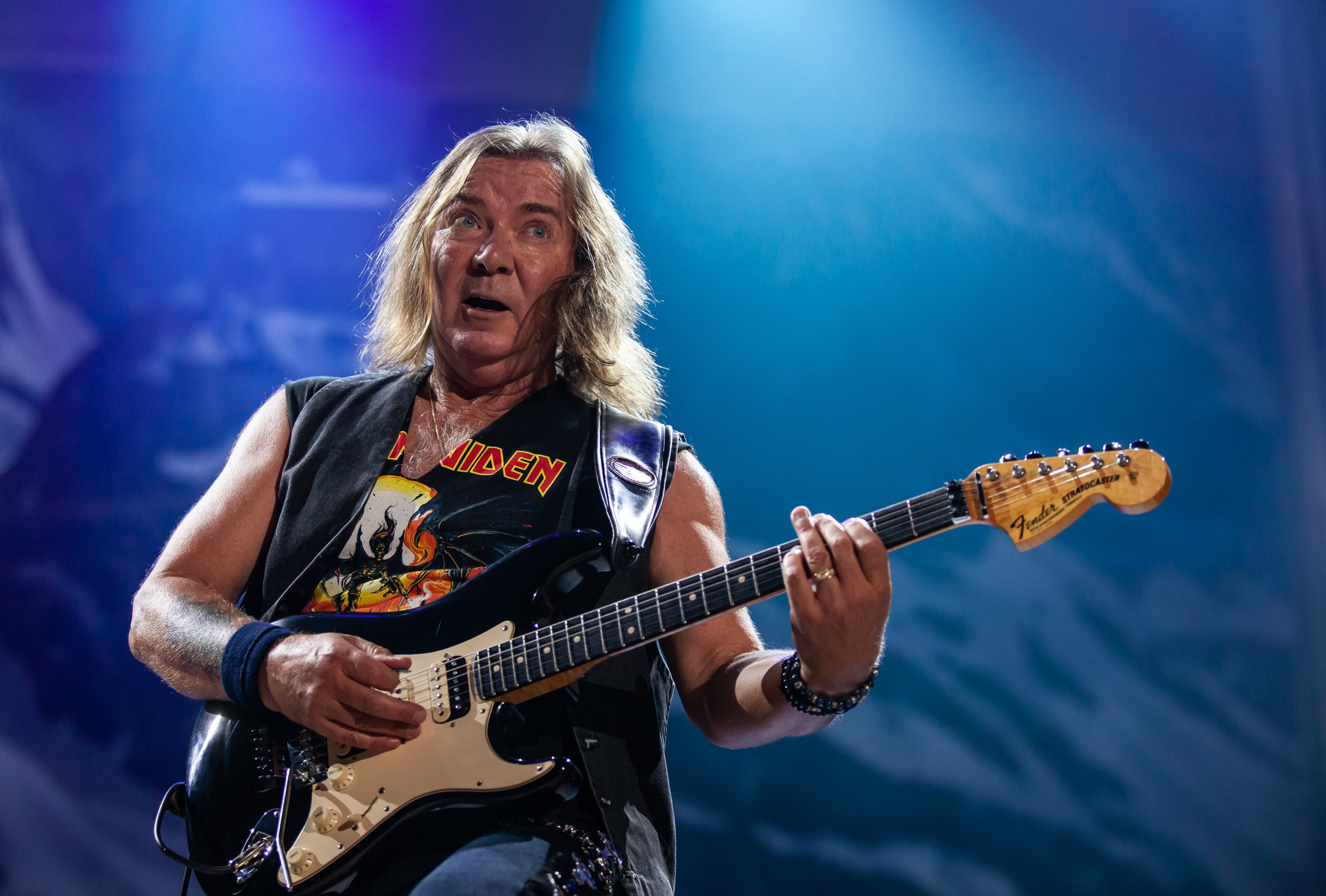 Iron Maiden packed Cellairis Amphitheatre at Lakewood on July 21, 2019, and played a 16-song, career-spanning setlist. Photo: Ryan Fleisher/Special to the AJC