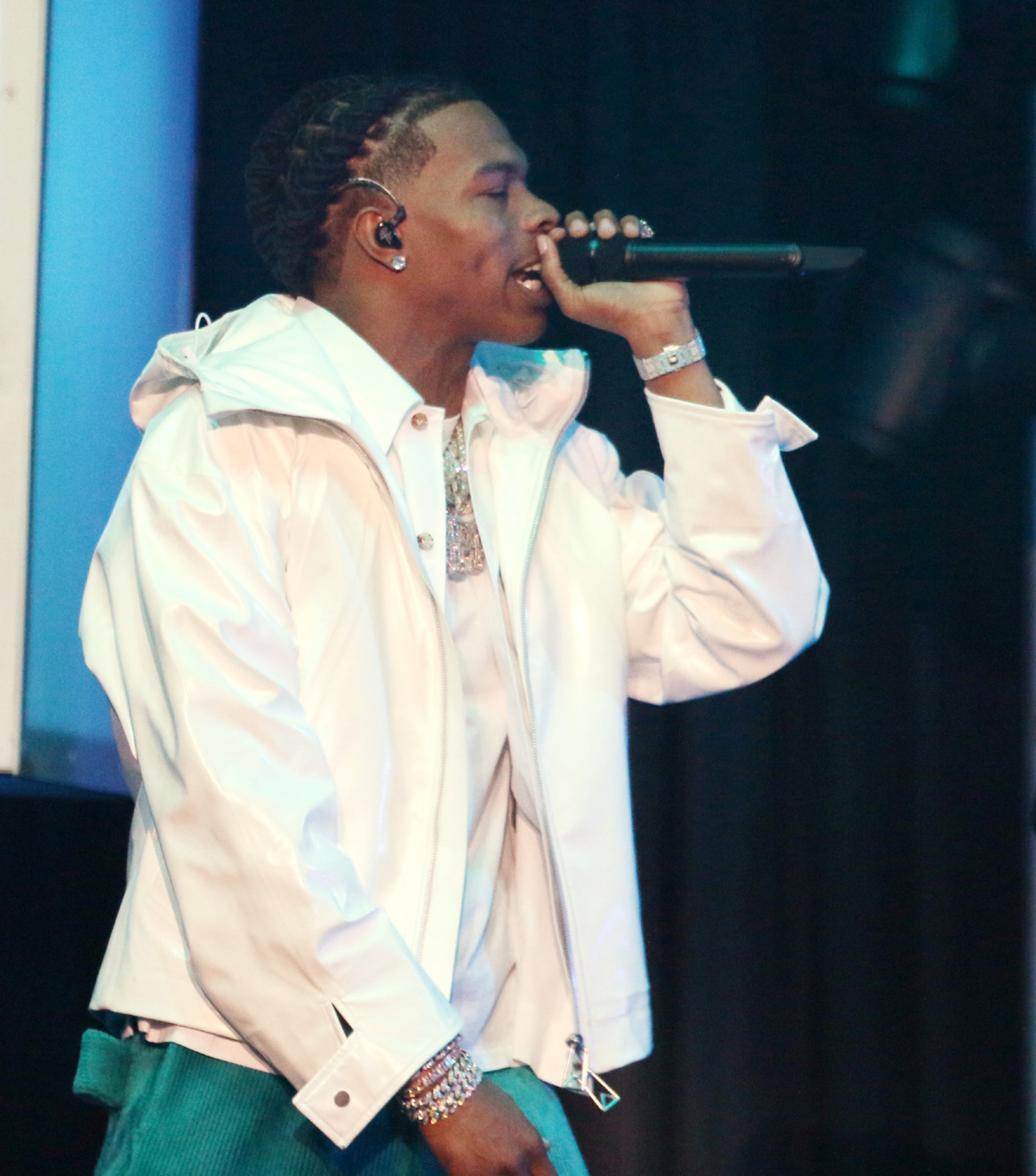 Atlanta native and Grammy nominee rapper Lil Baby brought his Back Outside Tour to sold out State Farm Arena on Sunday, December 12, 2021.
Robb Cohen for the Atlanta Journal-Constitution