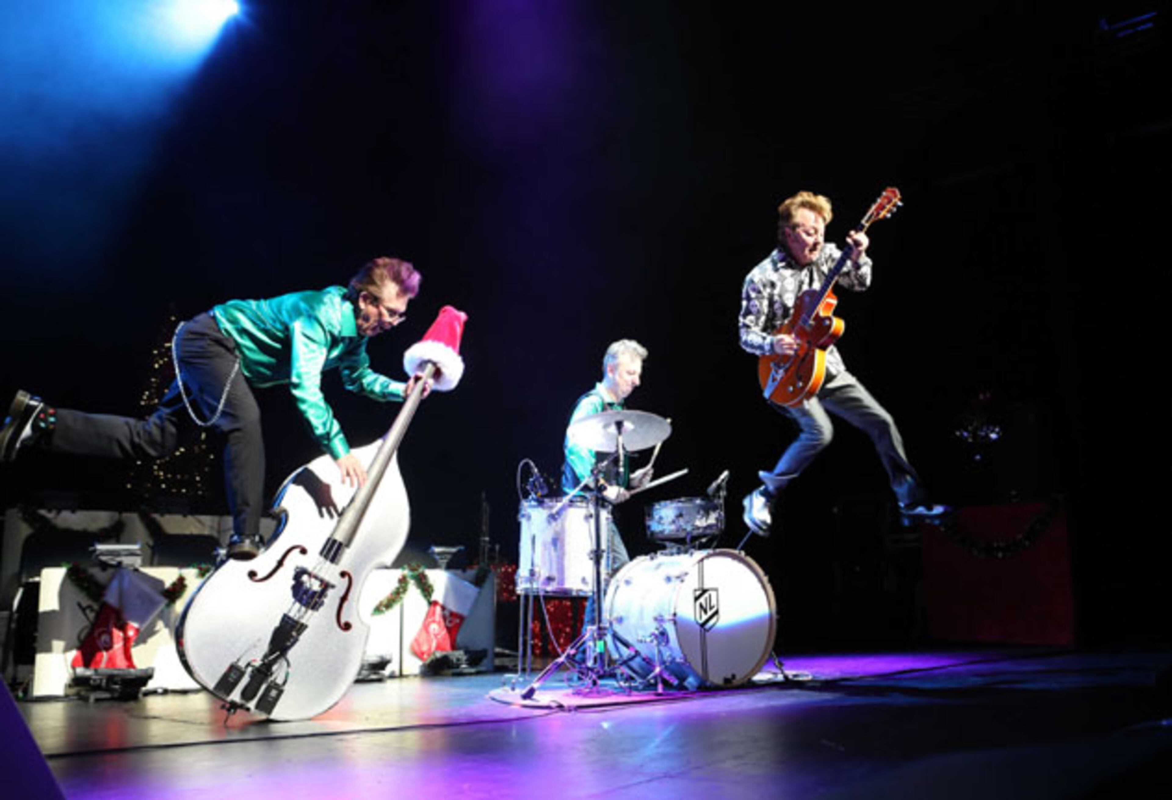 The Brian Setzer Orchestra performed Saturday, Dec. 5, 2015 at a sold-out Cobb Energy Centre in Atlanta as part of its annual Christmas Rocks concert. Robb D. Cohen/ RobbsPhotos.com