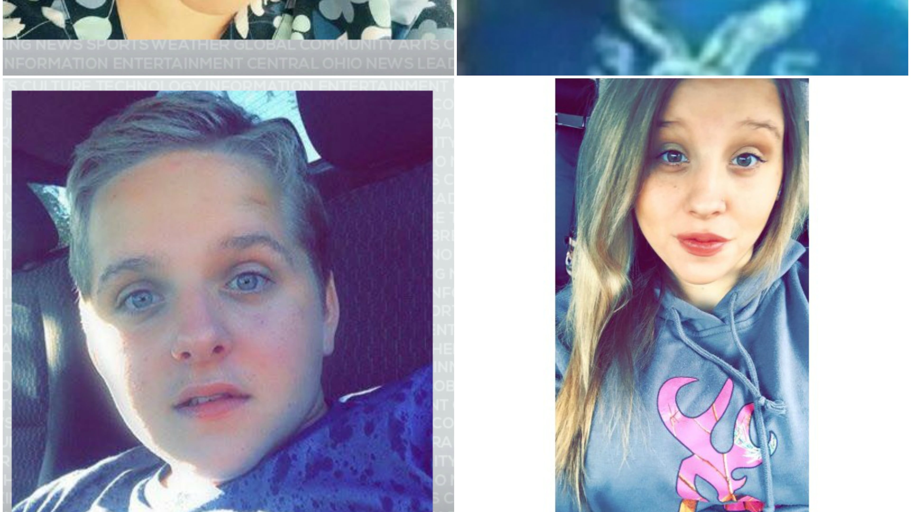 Clockwise, from top left, Dana Rhoden (Facebook); Chris Rhoden (WCPO); Hanna Rhoden (Facebook); Chris Rhoden Jr. (Facebook)