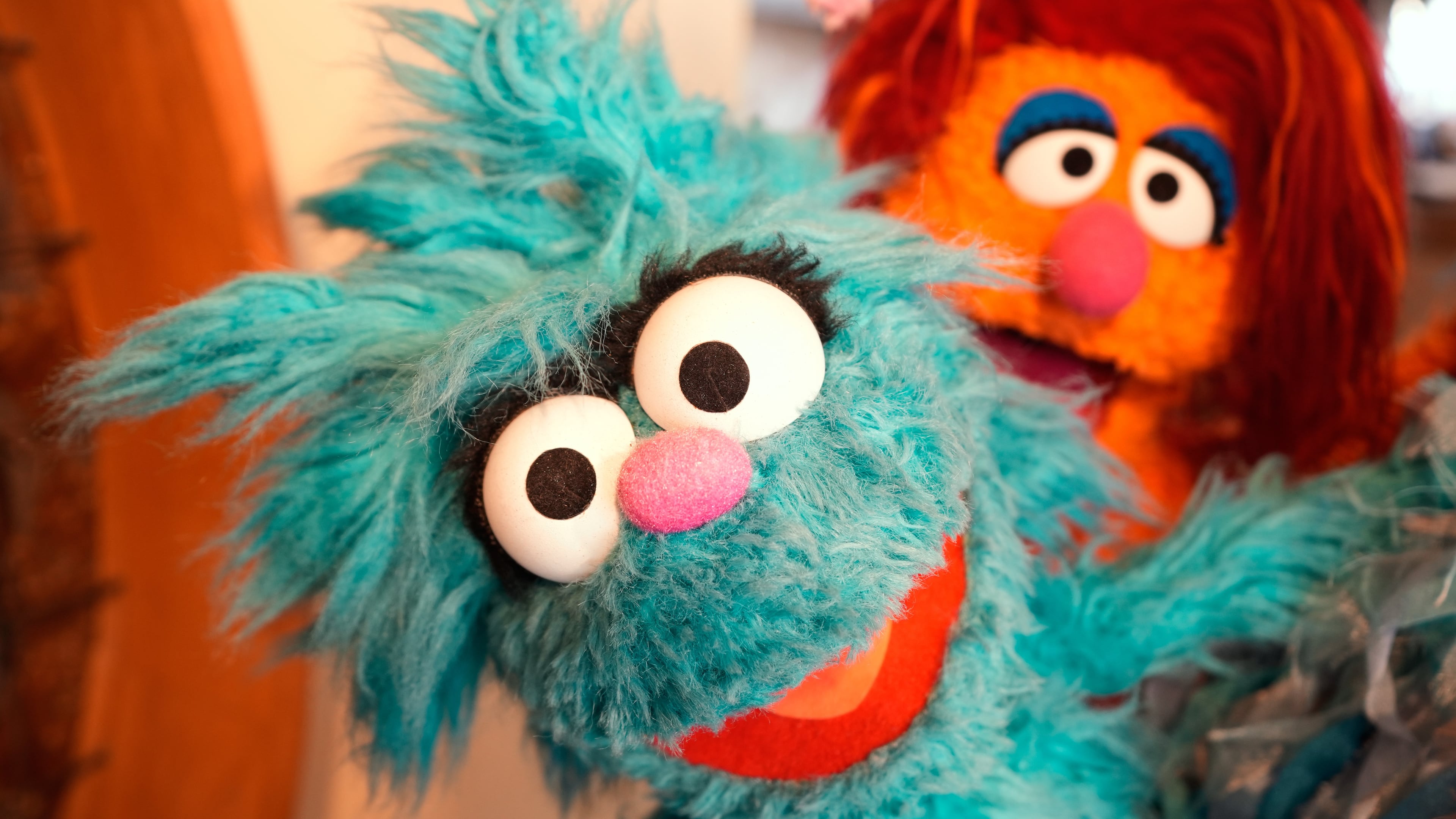 Puppets are displayed at Jim Henson's Creature Shop in New York, Wednesday, May 13, 2026. (AP Photo/Seth Wenig)