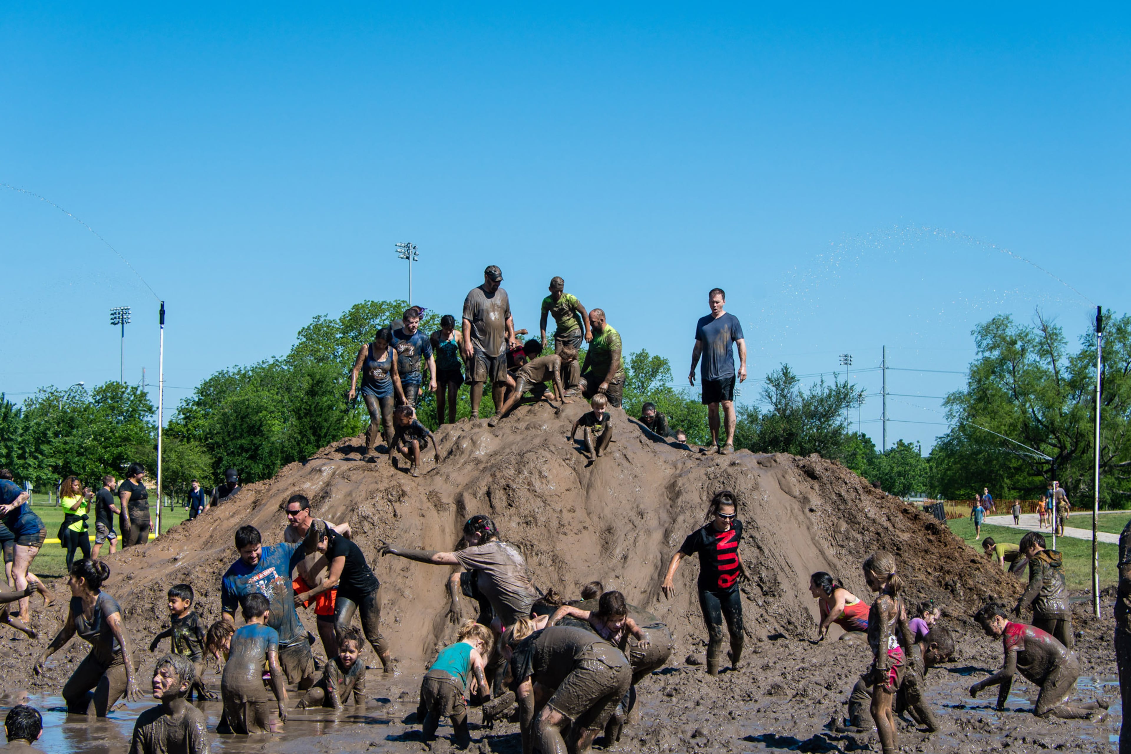 The Round Rock Parks and Recreation Department hosted over 3,000 participants in the Muddy Miler Family Adventure at Old Settlers Park on May 5, 2018. Henry Huey for Round Rock Leader.