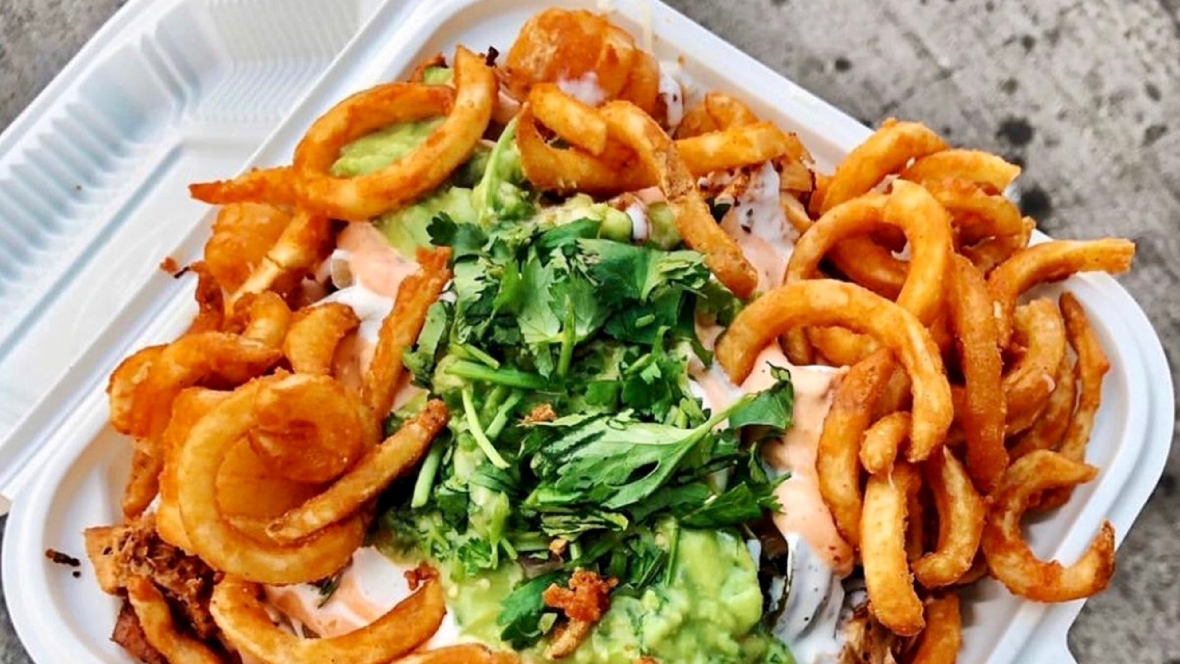 The Asada Fries from Man vs. Fries / Courtesy of Man vs. Fries