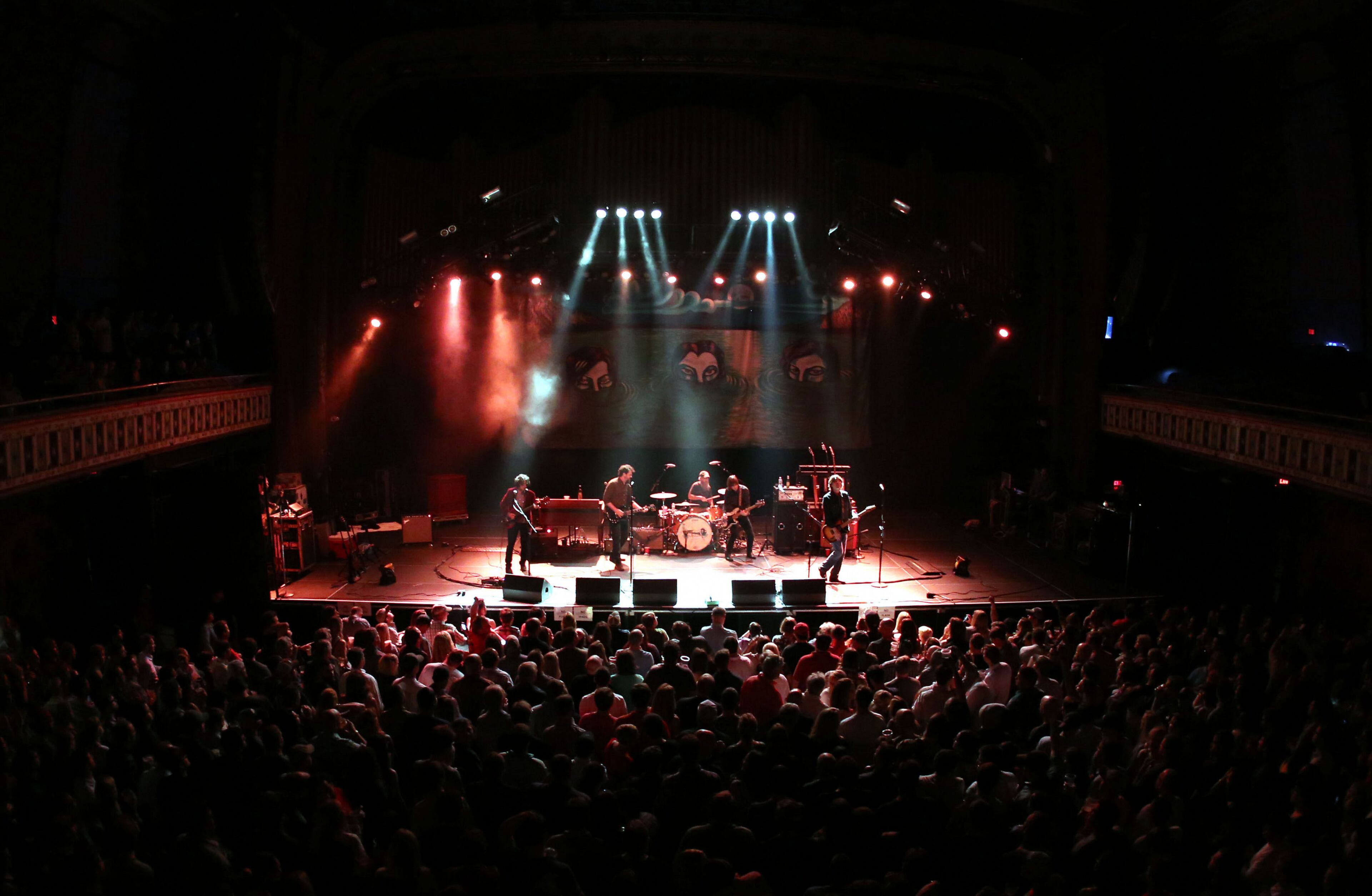 Drive-By Truckers, an alternative country/Southern rock band based in Athens, jammed out at an energized, nearly full Tabernacle Friday night in Atlanta, October 10, 2014.