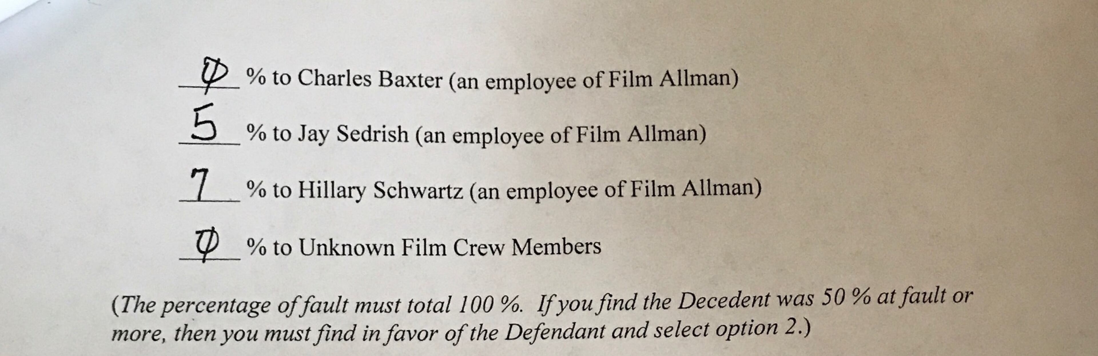 Page 2 of the verdict form.