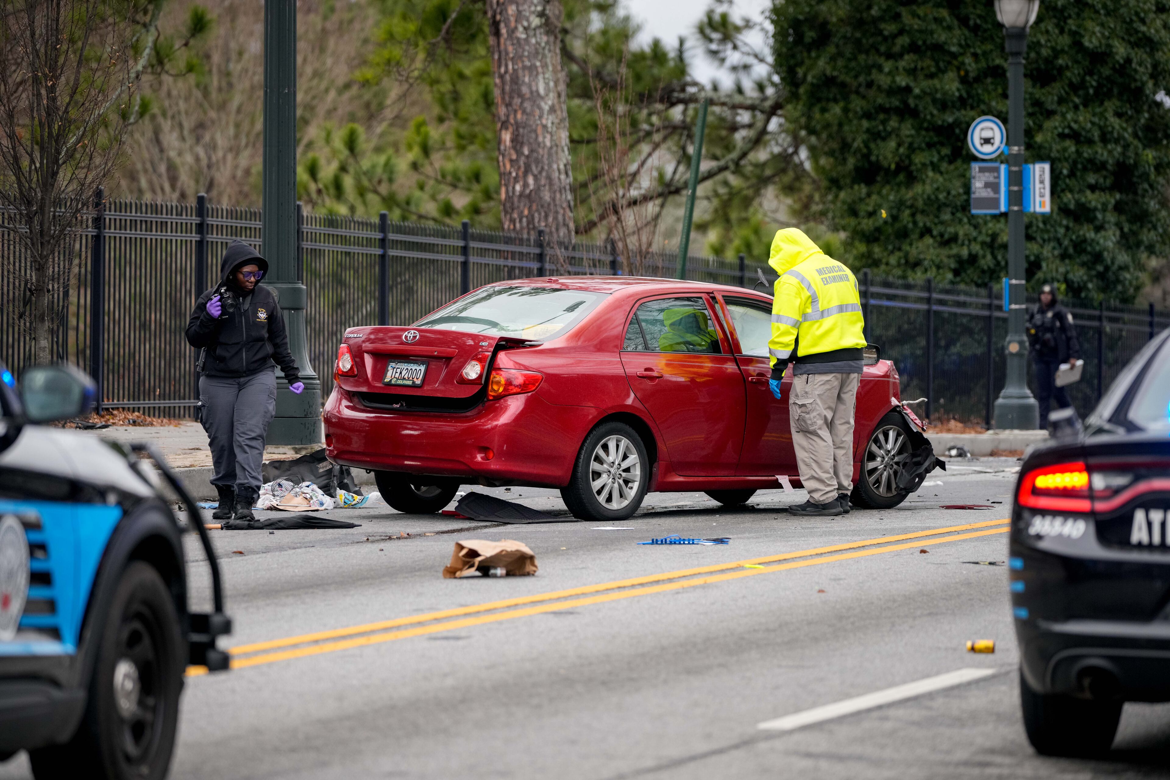 The crash was along Martin Luther King Jr. Drive near Westview Cemetery.