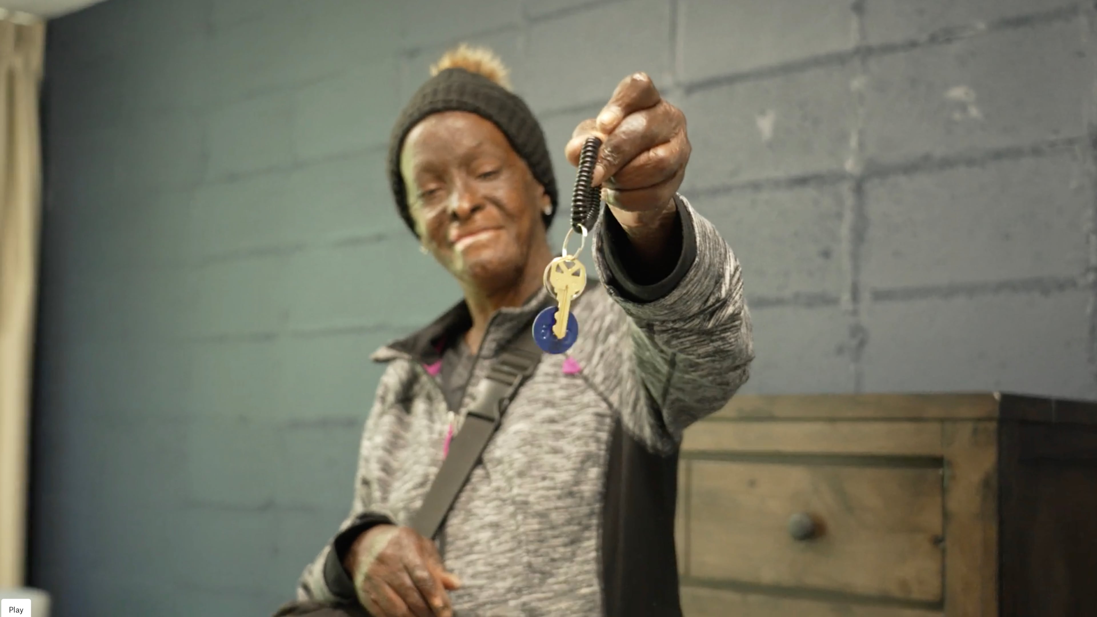 Partners for HOME client receives housing assistance and essential support services. (Courtesy)